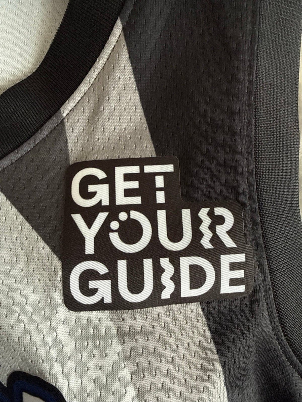 Men’s Nike x KAWS Cam Johnson #2 Brooklyn Nets City NBA Jersey Sz L - Black RARE - Thumbnail 5