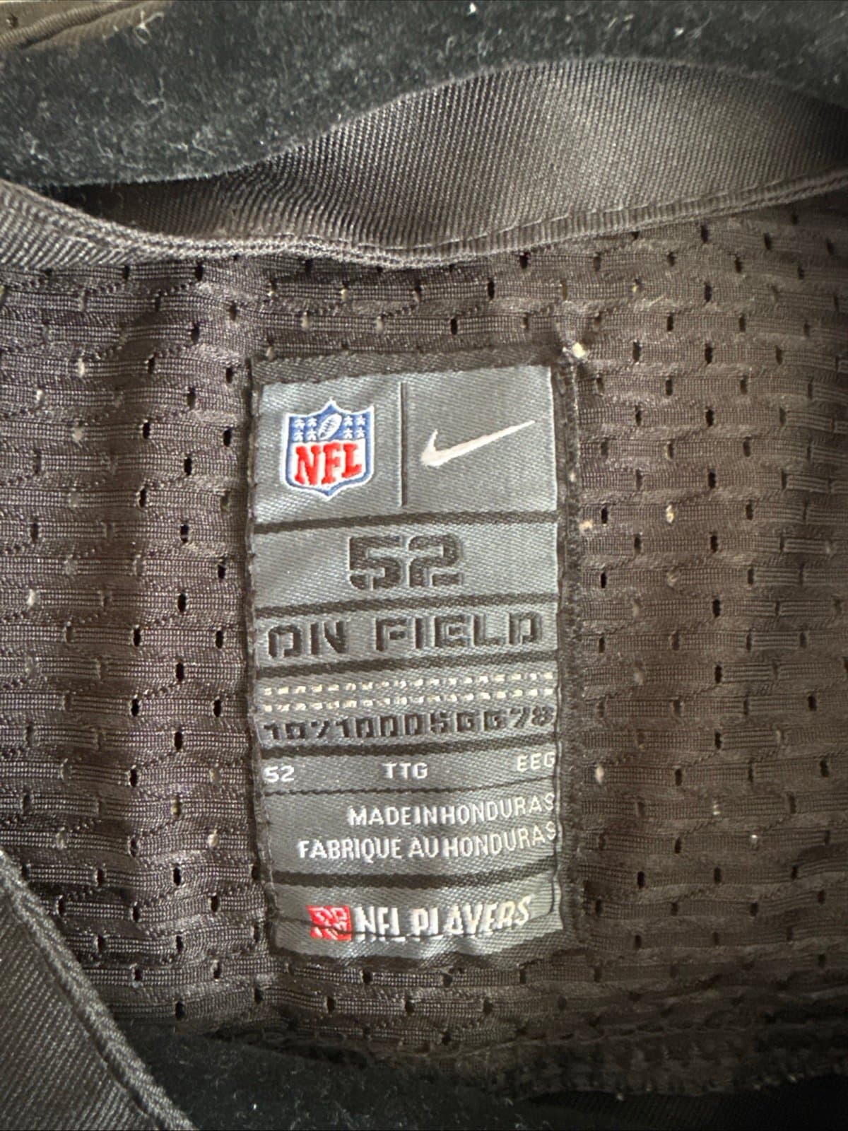 Men’s Nike Ryan Shazier #50 Pittsburgh Steelers NFL Jersey Size 52 - Black RARE - Thumbnail 4