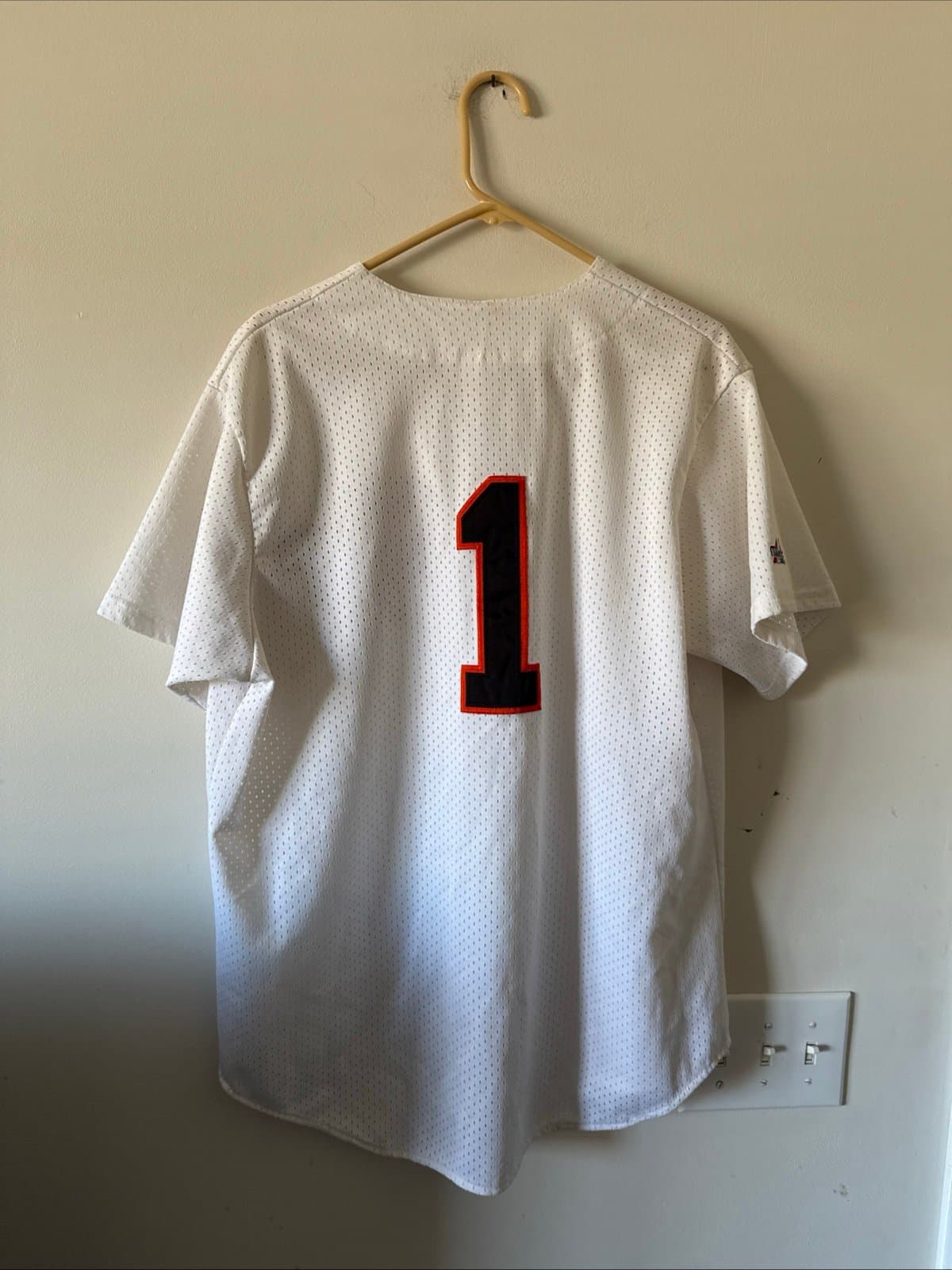 Men’s Majestic Bengie Molina #1 San Francisco Giants MLB Jersey Sz XL - RARE - Thumbnail 5