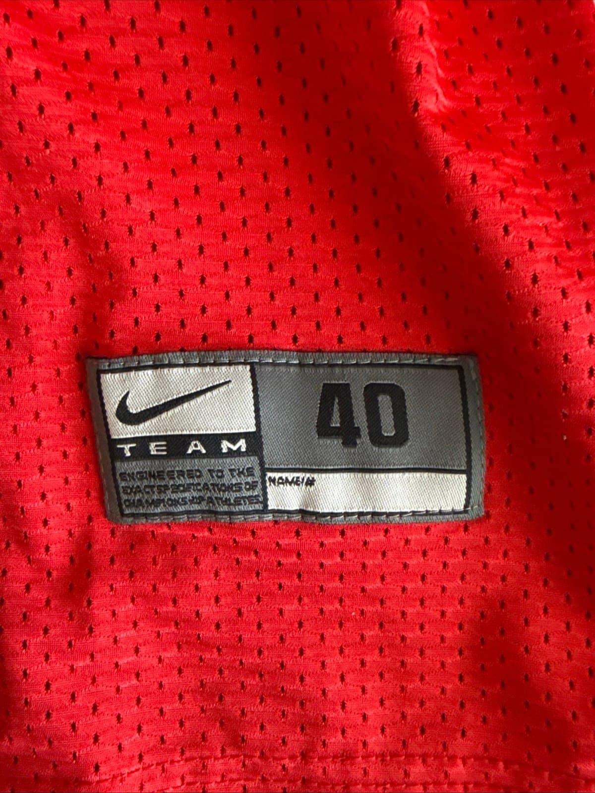 Men’s Nike Archie Griffin #45 Ohio State Buckeyes Throwback Jersey Sz 40 - Red - Thumbnail 3