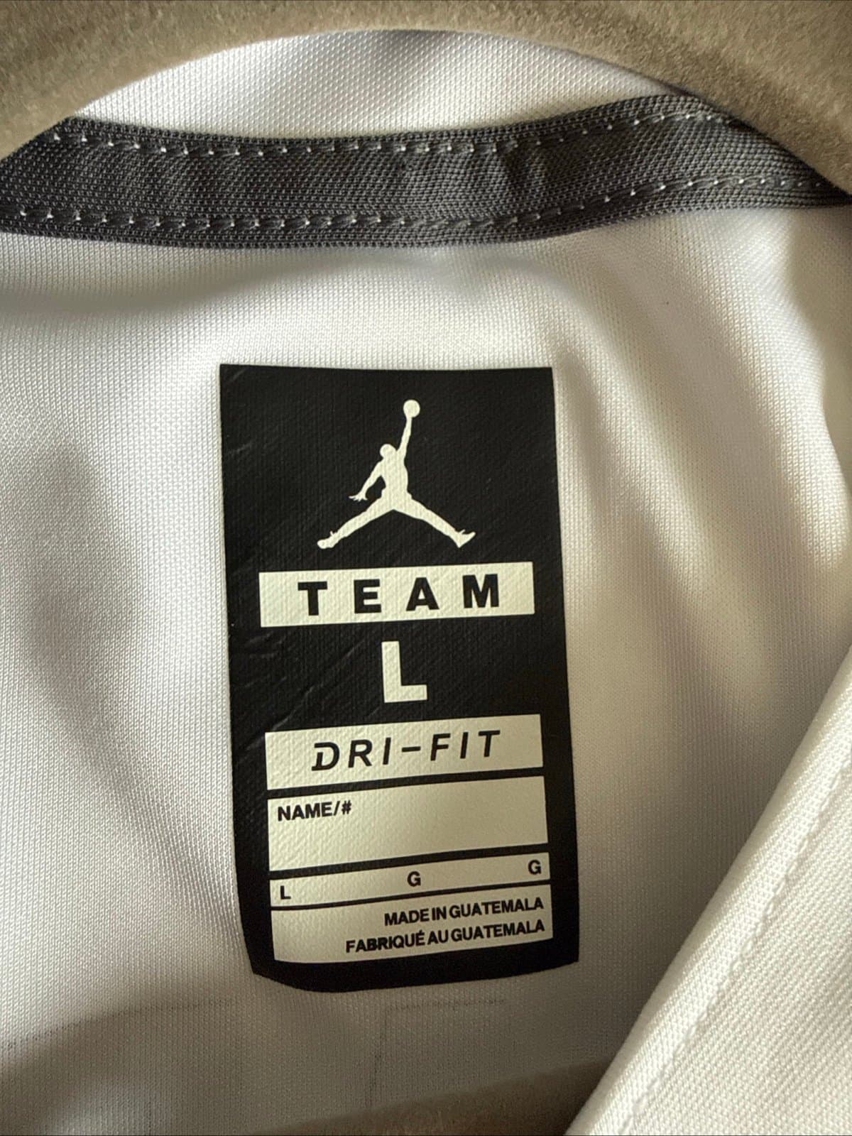 Men’s Jordan Tom Brady #10 Michigan Wolverines NCAA Game Jersey Sz L White RARE - Thumbnail 4