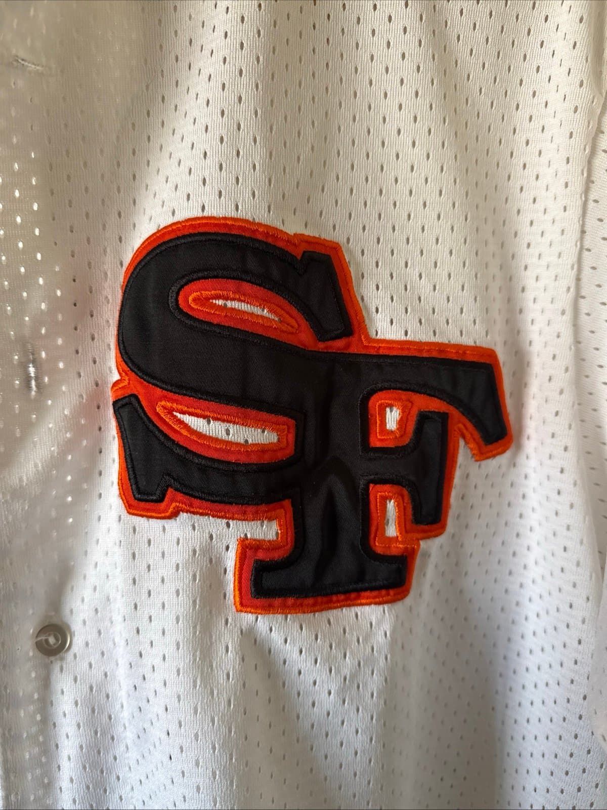 Men’s Majestic Bengie Molina #1 San Francisco Giants MLB Jersey Sz XL - RARE - Thumbnail 2