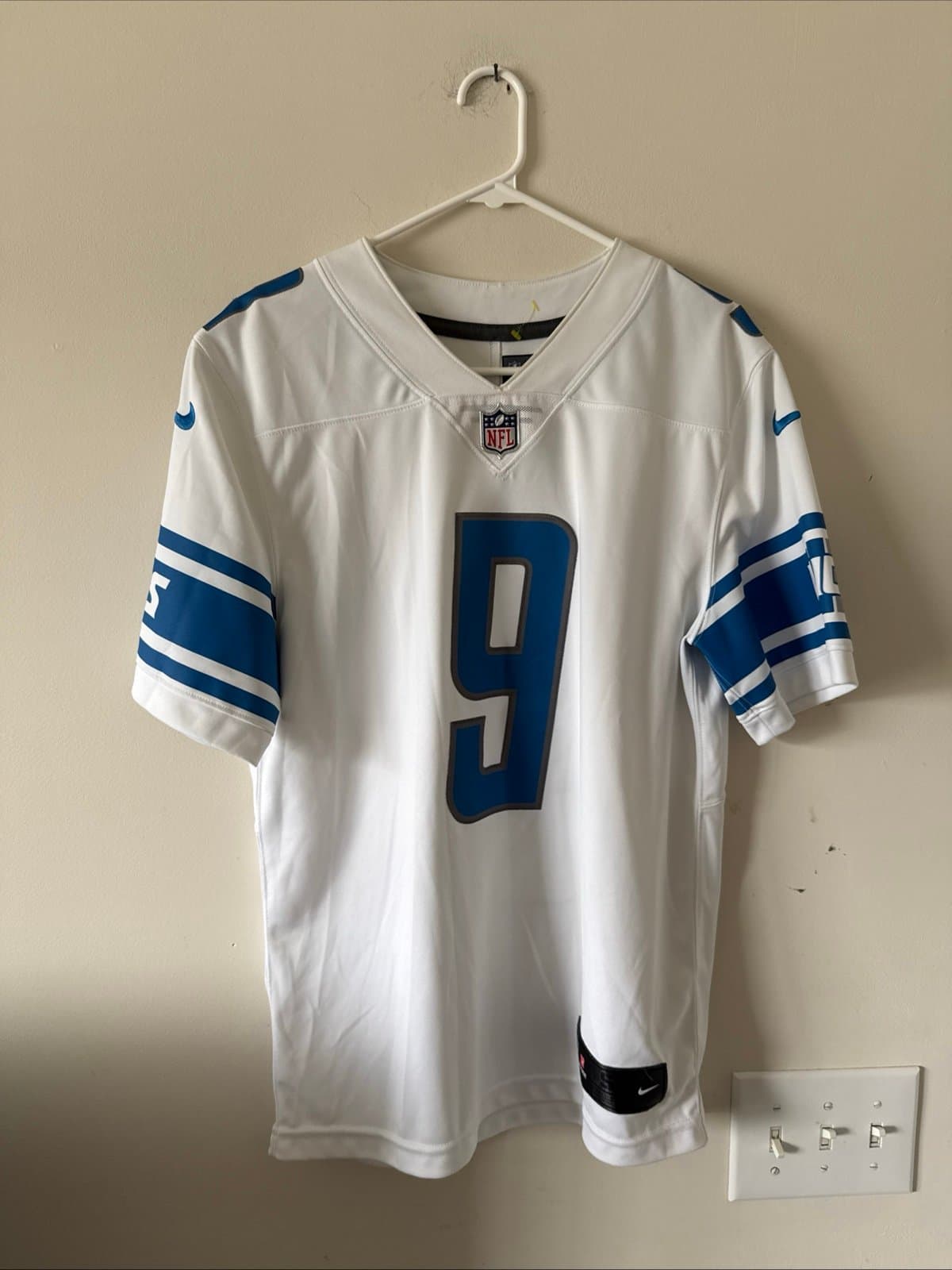 Men’s Nike Matthew Stafford #9 Detroit Lions Vapor Lmtd Jersey Sz S - White RARE