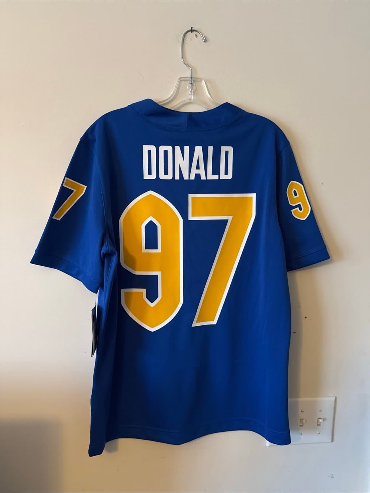 Men’s Nike Aaron Donald #97 Pitt Panthers Jersey Size M - Blue NWT RARE - Thumbnail 7