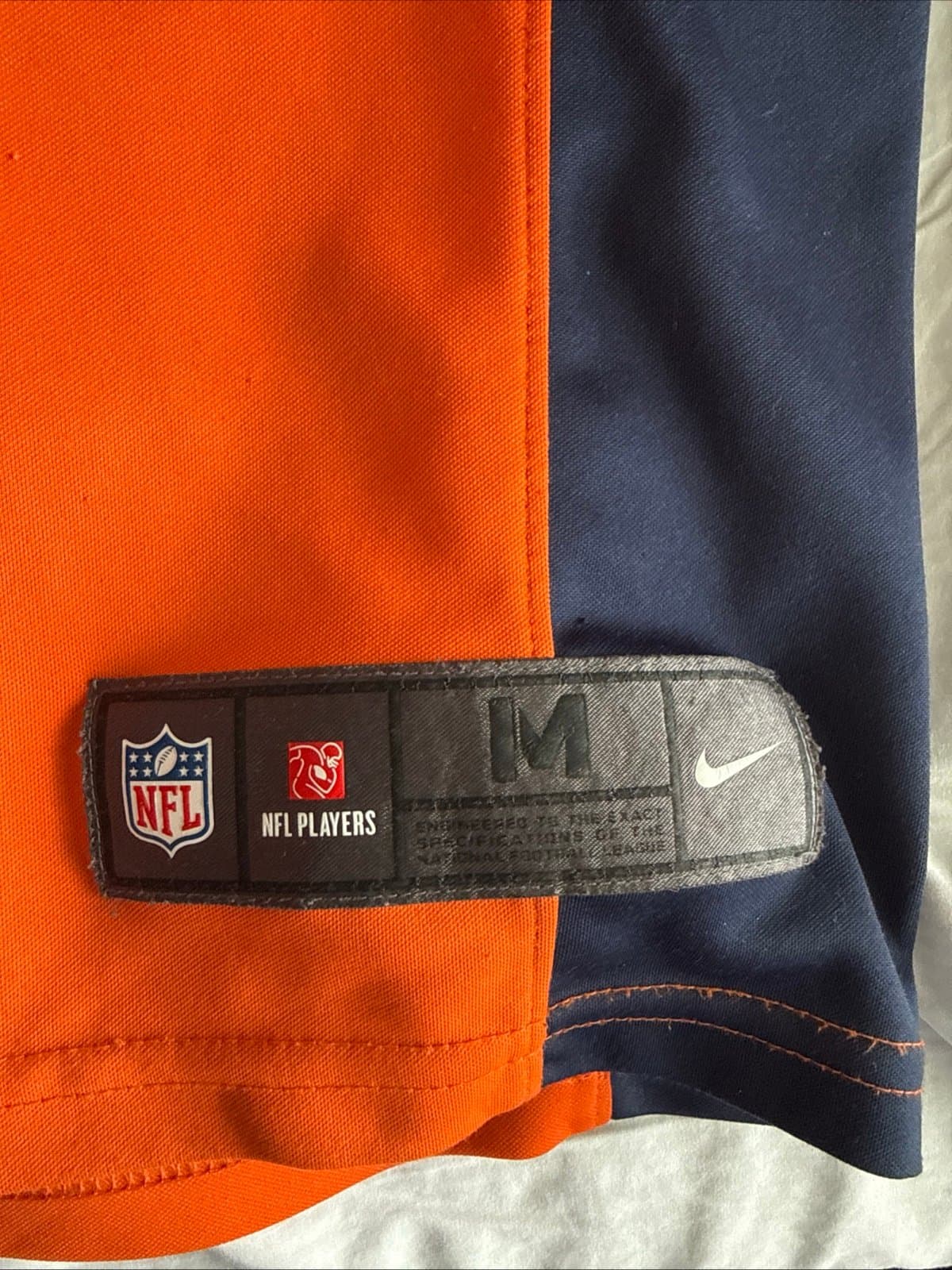 Men's Nike Phillip Lindsay #30 Denver Broncos Vapor Lmtd 100th Jersey Sz M RARE - Thumbnail 3