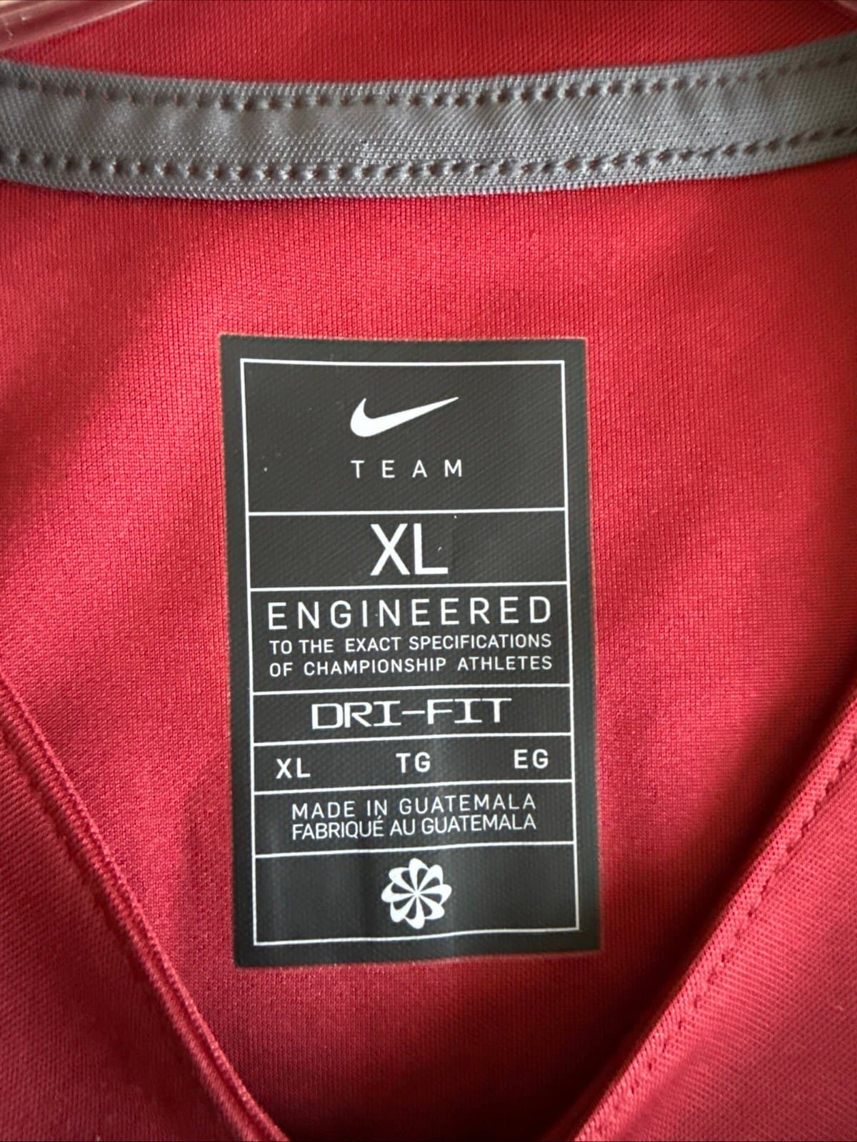 Men’s Nike Jalen Milroe #4 Alabama Crimson Tide NCAA Jersey Sz XL - Maroon RARE - Thumbnail 4