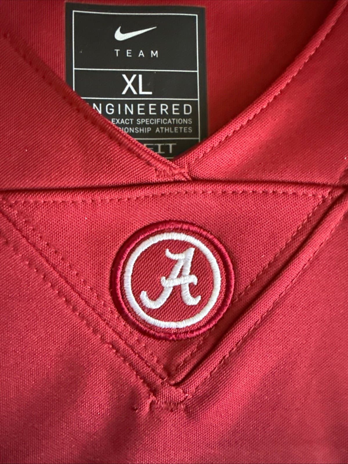 Men’s Nike Jalen Milroe #4 Alabama Crimson Tide NCAA Jersey Sz XL - Maroon RARE - Thumbnail 5