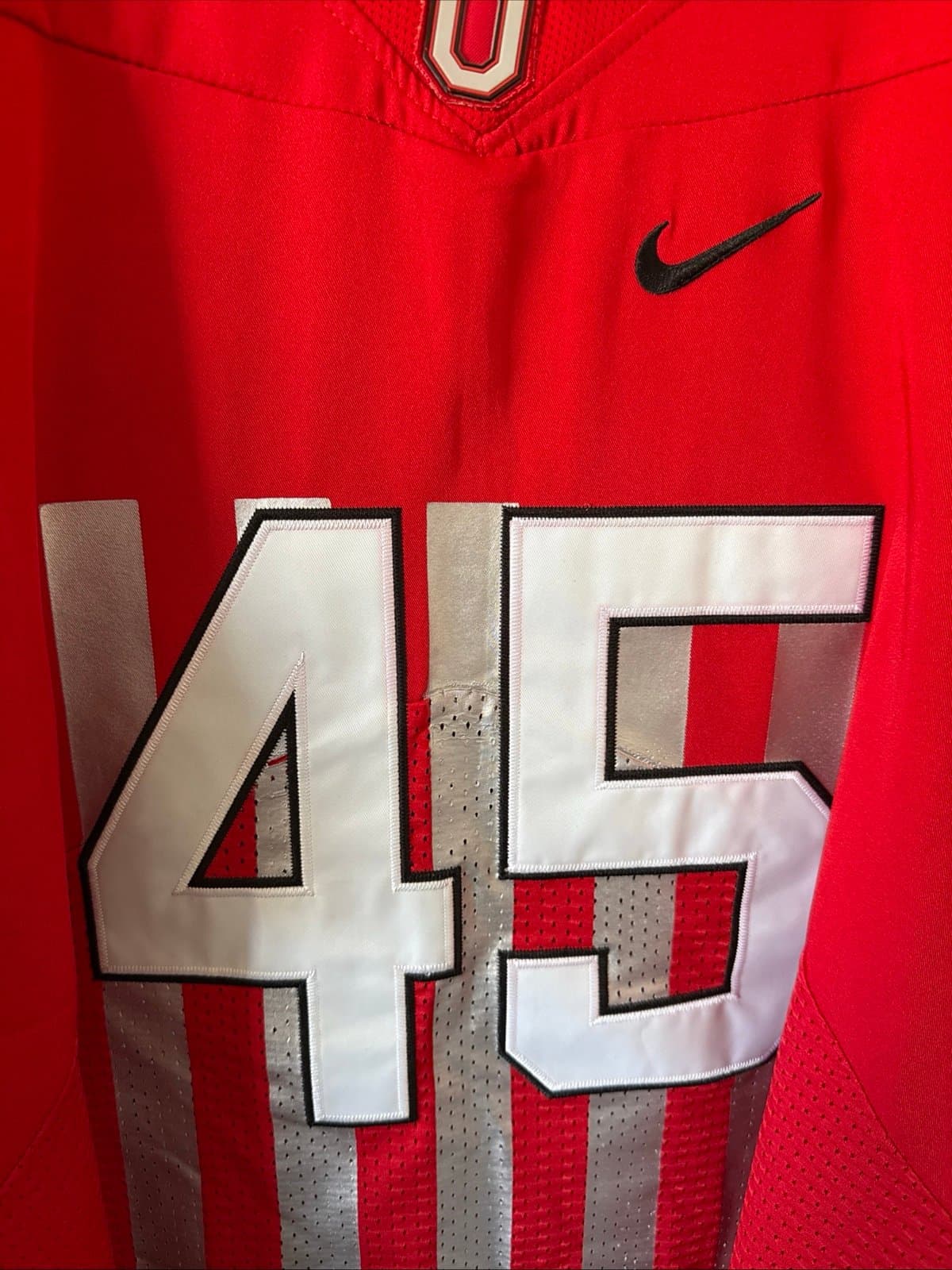 Men’s Nike Archie Griffin #45 Ohio State Buckeyes Throwback Jersey Sz 40 - Red - Thumbnail 2