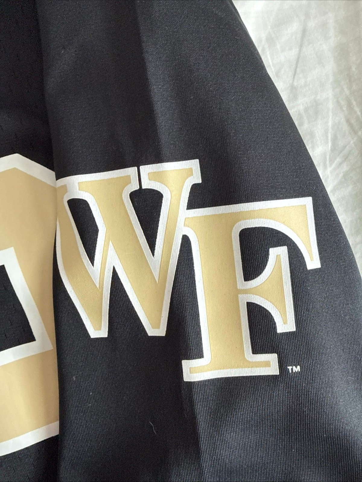 Men’s Nike Ed Bradley #68 Wake Forest Jersey Sz L - Black RARE NWT - Thumbnail 6