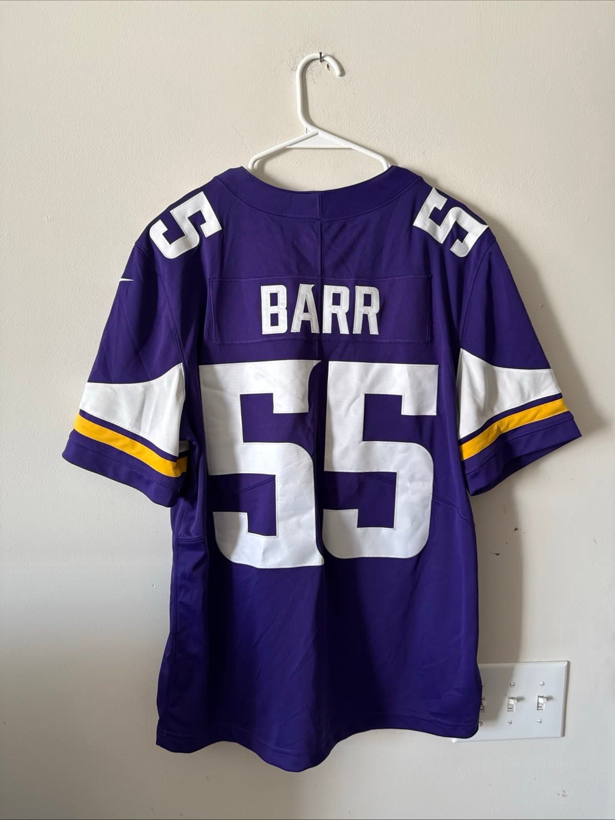 Men’s Nike Anthony Barr #55 Minnesota Vikings Vapor Limited Jersey Sz L - RARE - Thumbnail 6
