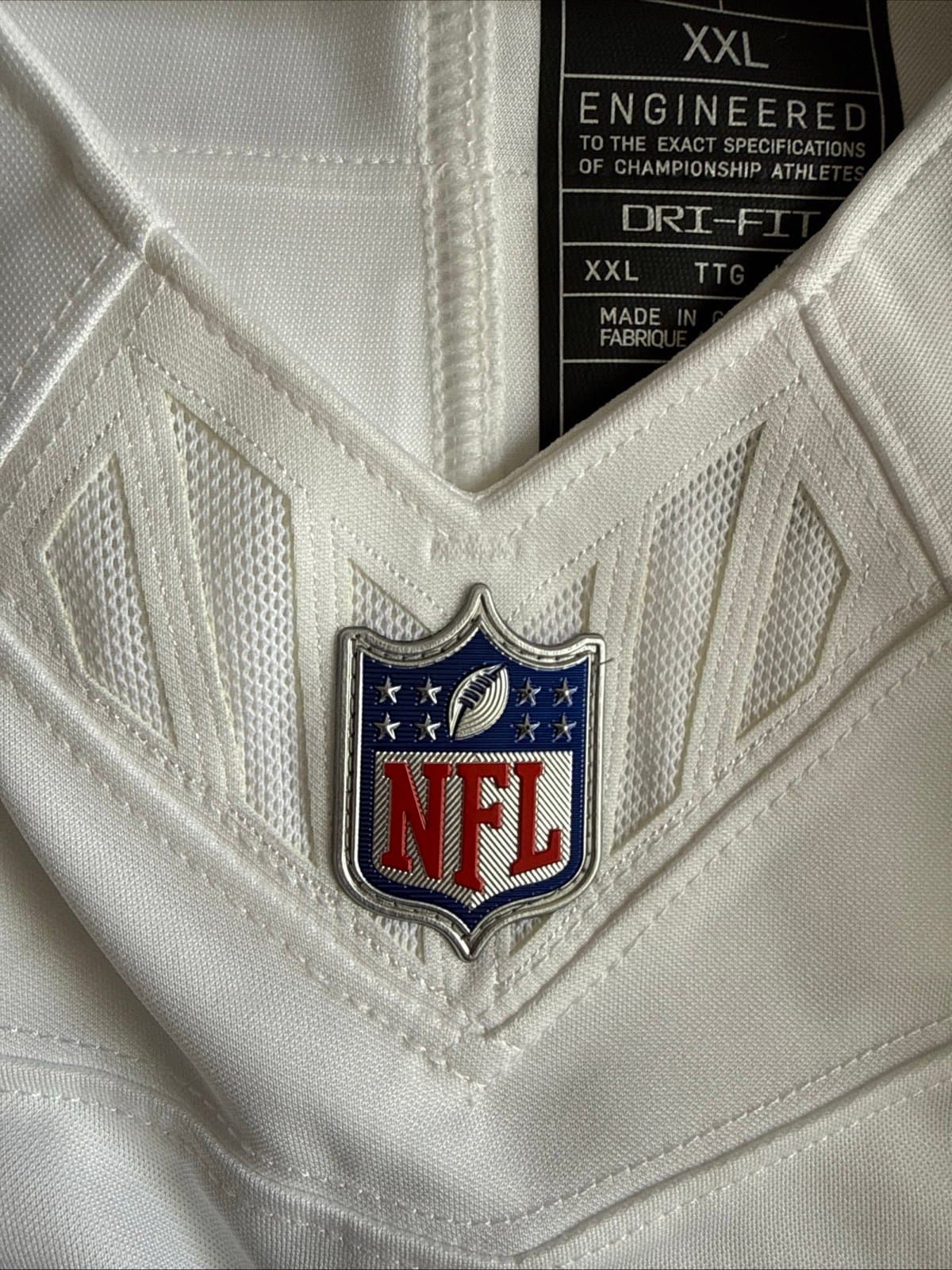 Men’s Nike Caleb Williams #18 Chicago Bears Vapor Limited Alt Jersey Sz 2XL RARE - Thumbnail 5