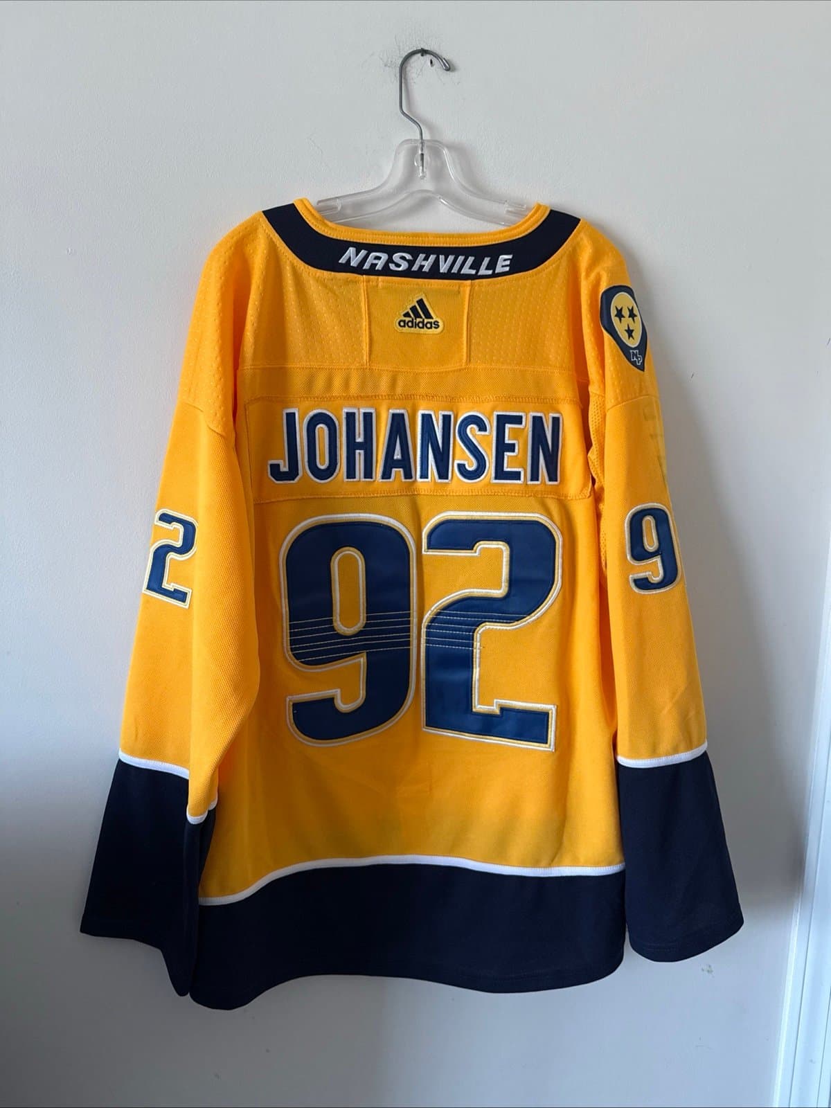 Men’s Adidas Climalite Ryan Johansen #92 Nashville Predators Home Jersey Sz 54 - Thumbnail 7