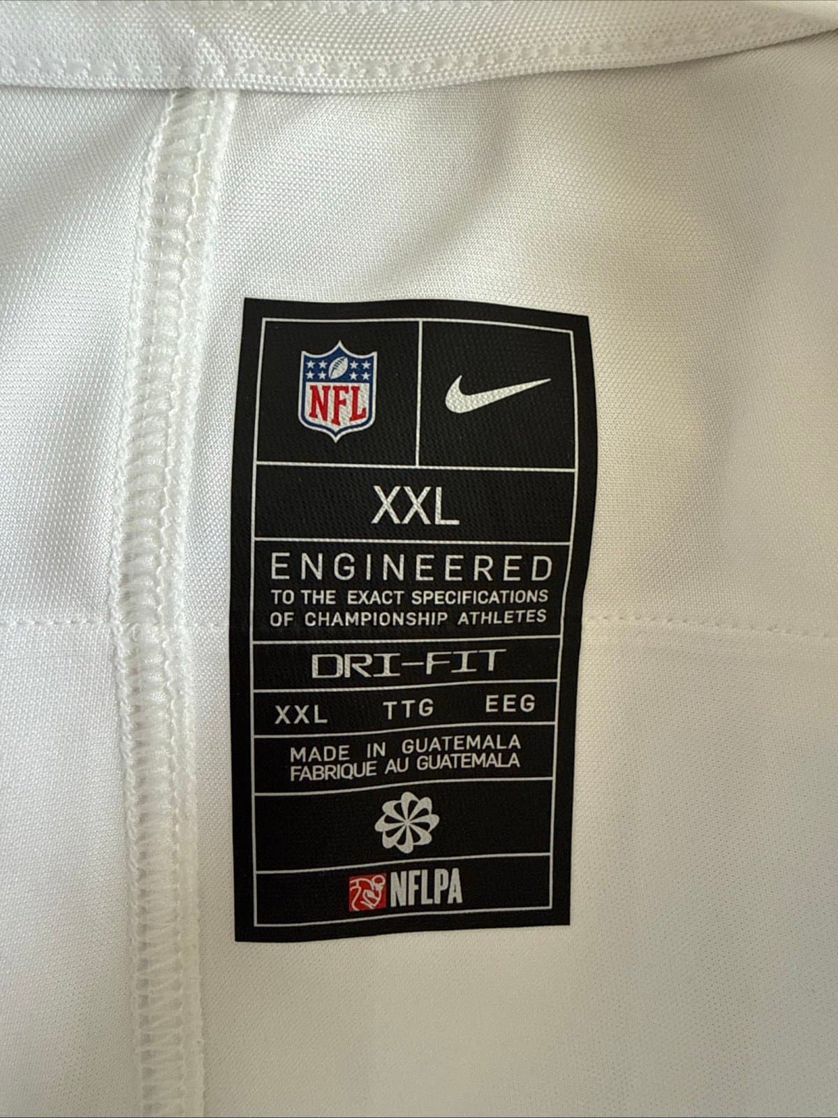 Men’s Nike Caleb Williams #18 Chicago Bears Vapor Limited Alt Jersey Sz 2XL RARE - Thumbnail 4