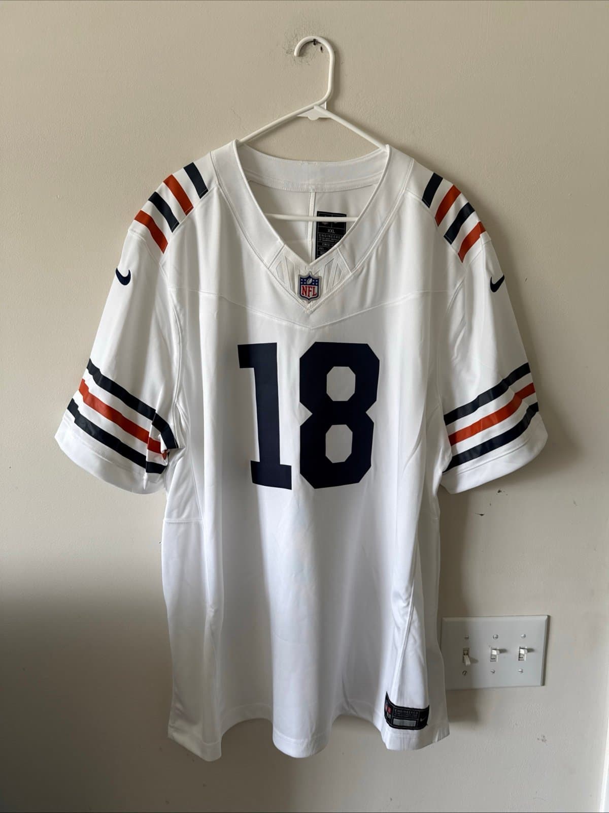Men’s Nike Caleb Williams #18 Chicago Bears Vapor Limited Alt Jersey Sz 2XL RARE - Image 1