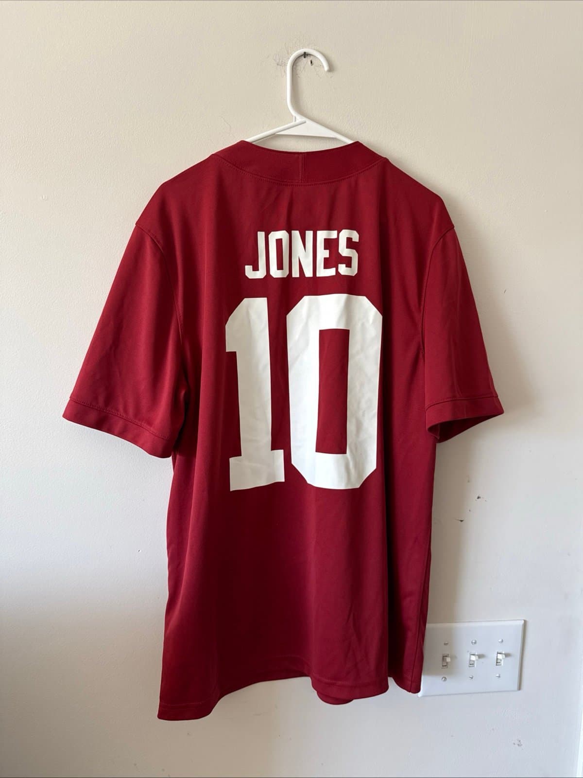 Men’s Nike Mac Jones #10 Alabama Crimson Tide NCAA Official Game Jersey Sz L - Thumbnail 6