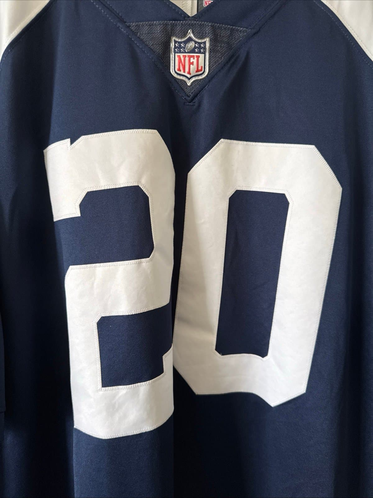 Men’s Nike Tony Pollard #20 Dallas Cowboys Vapor Lmtd Throwback Jersey Sz 3XL - Thumbnail 2