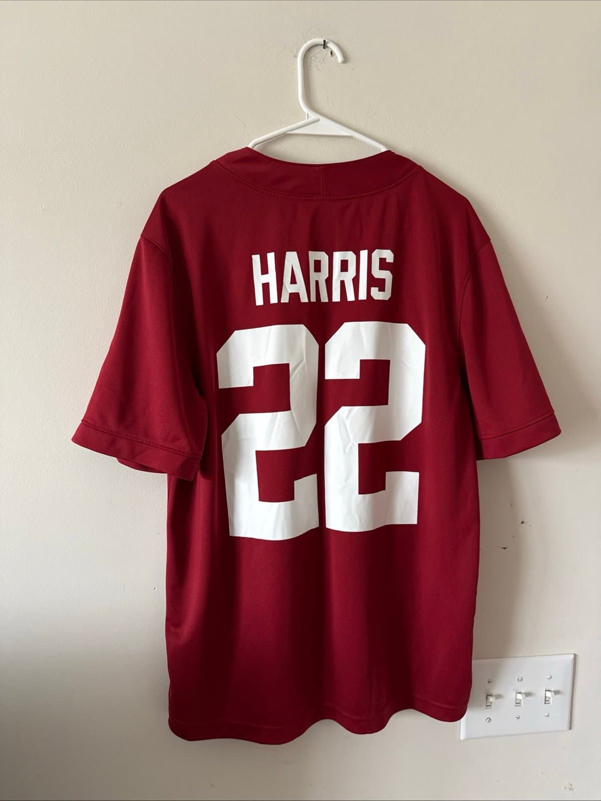 Men’s Nike Najee Harris #22 Alabama Crimson Tide NCAA Jersey Sz M - Red RARE - Thumbnail 6