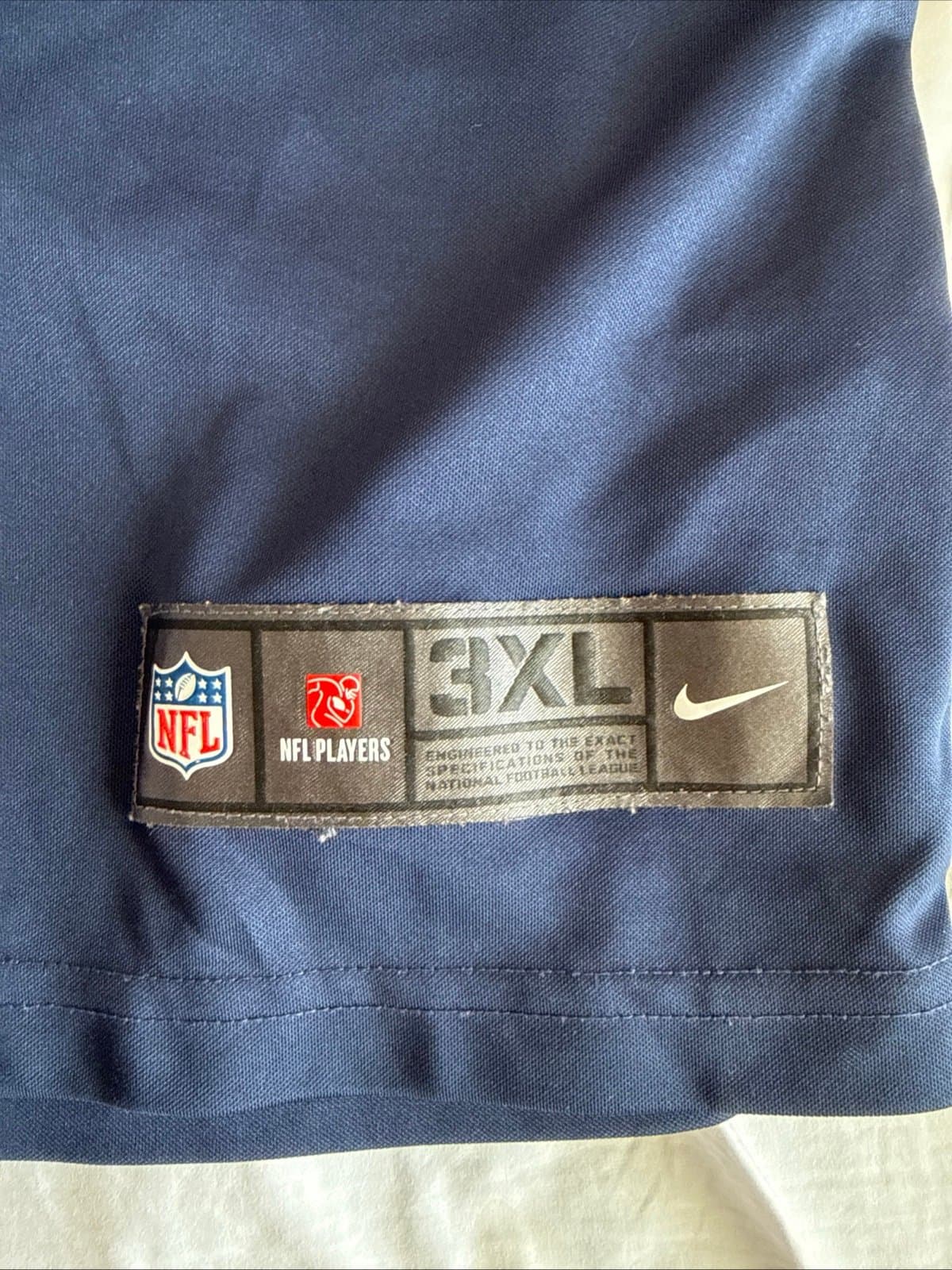 Men’s Nike Tony Pollard #20 Dallas Cowboys Vapor Lmtd Throwback Jersey Sz 3XL - Thumbnail 3