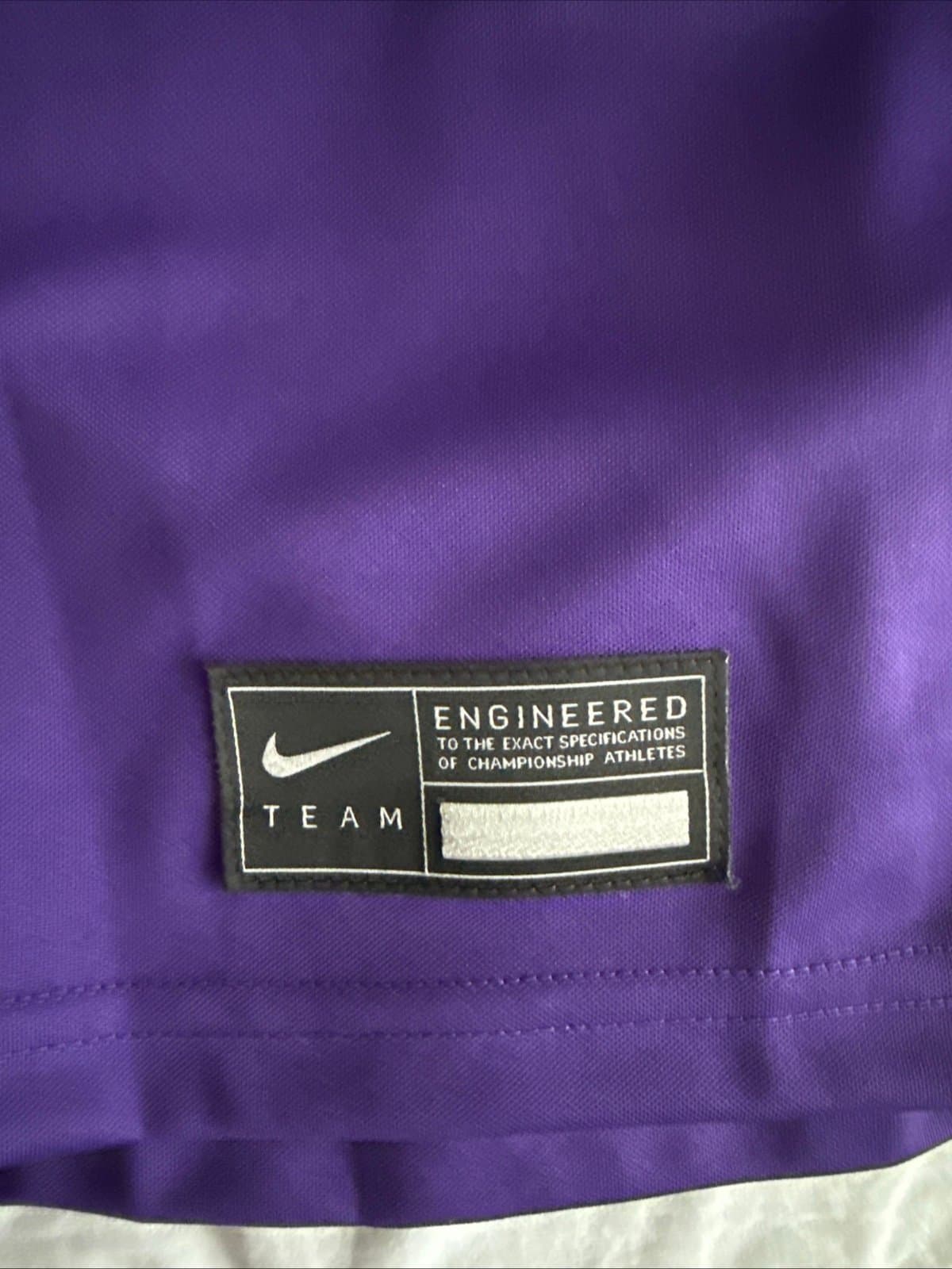 Men’s Nike Leonard Fournette #7 LSU Tigers NCAA Jersey Sz M - Purple RARE - Thumbnail 3