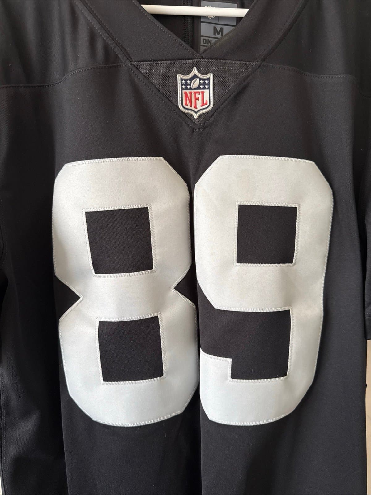 Men’s Nike Amari Cooper #89 Oakland Raiders Vapor Limited Jersey Sz M Black RARE - Thumbnail 2