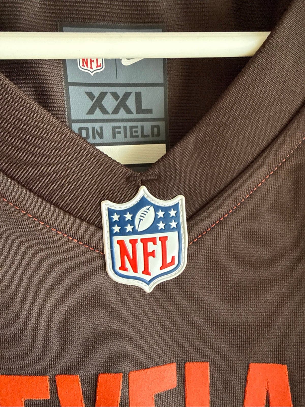 Men’s Authentic Nike Joe Thomas #73 Cleveland Browns Jersey Sz 2XL - Brown RARE - Thumbnail 5