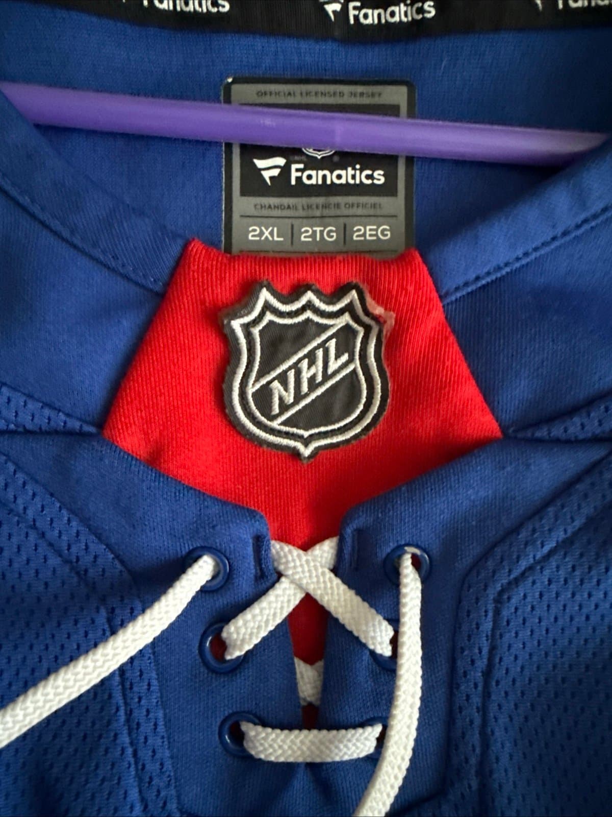 Men’s Fanatics New York Rangers Ryan McDonagh #27 NHL Jersey Size 2XL - Blue - Thumbnail 5