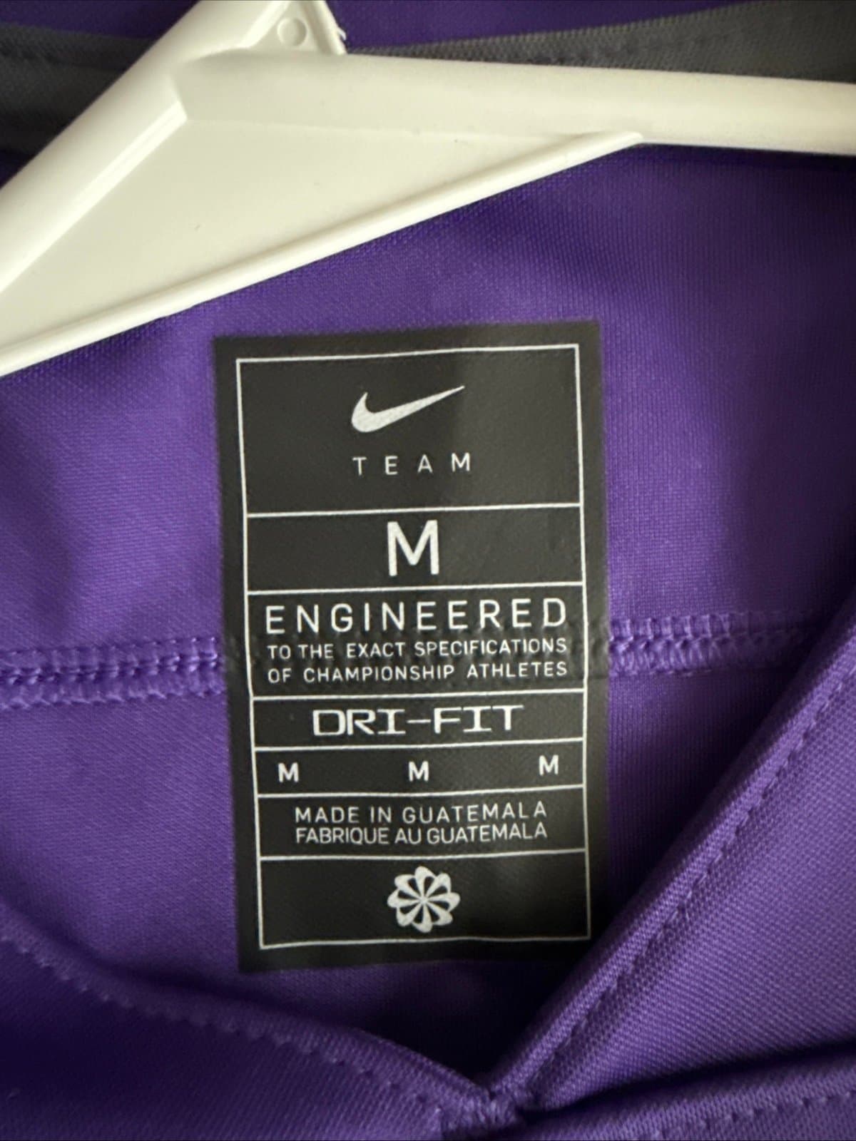 Men’s Nike Leonard Fournette #7 LSU Tigers NCAA Jersey Sz M - Purple RARE - Thumbnail 4