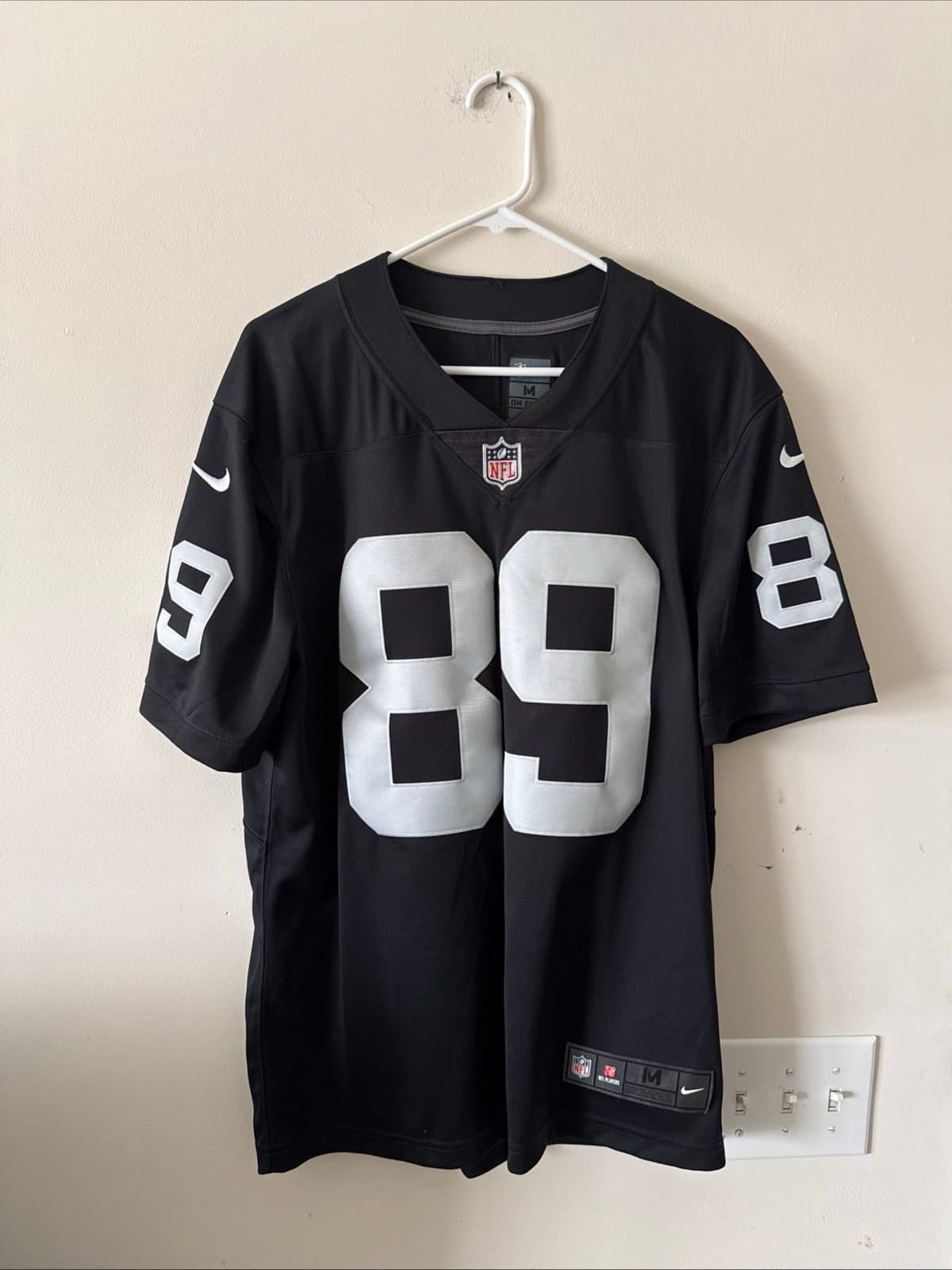Men’s Nike Amari Cooper #89 Oakland Raiders Vapor Limited Jersey Sz M Black RARE - Image 1