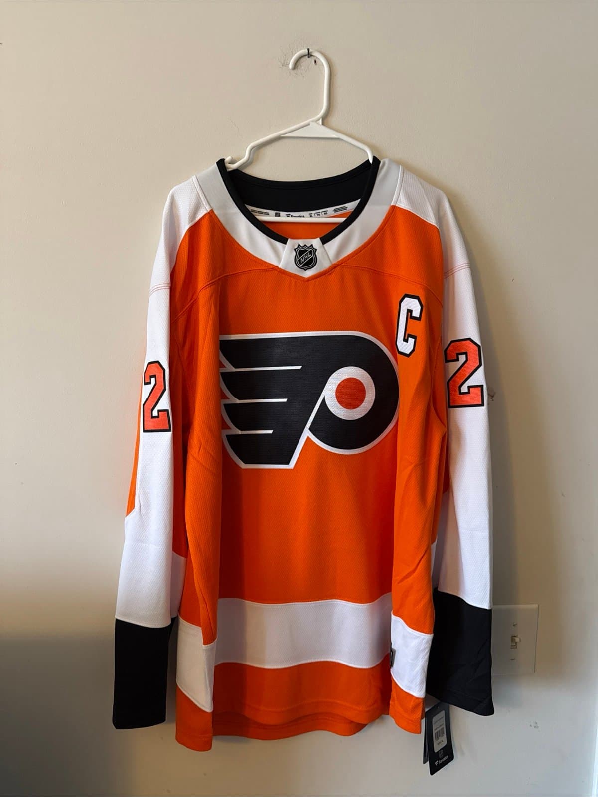 Men’s Fanatics Claude Giroux #28 Philadelphia Flyers Jersey Sz XL - Orange NWT