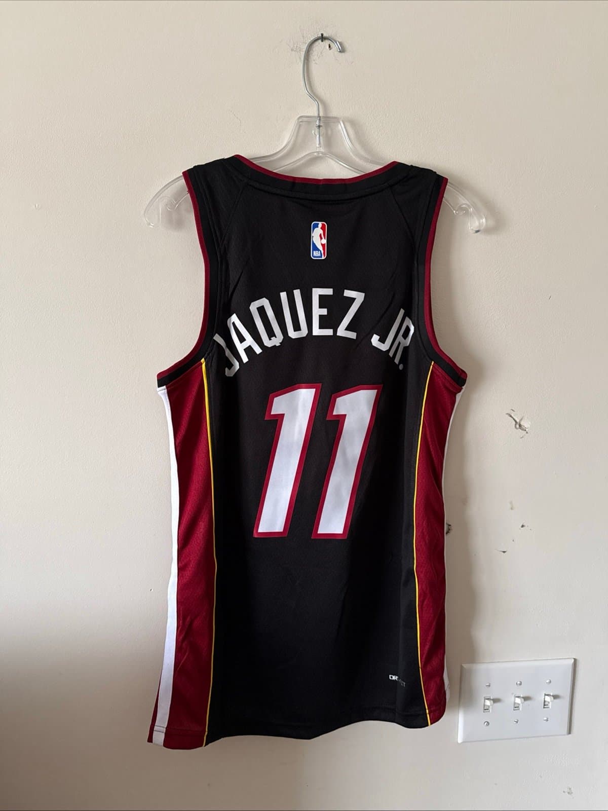 Men’s Nike Miami Heat Jaime Jaquez Jr #11 Nike Jersey Icon Edition Sz 40 - NWT - Thumbnail 6