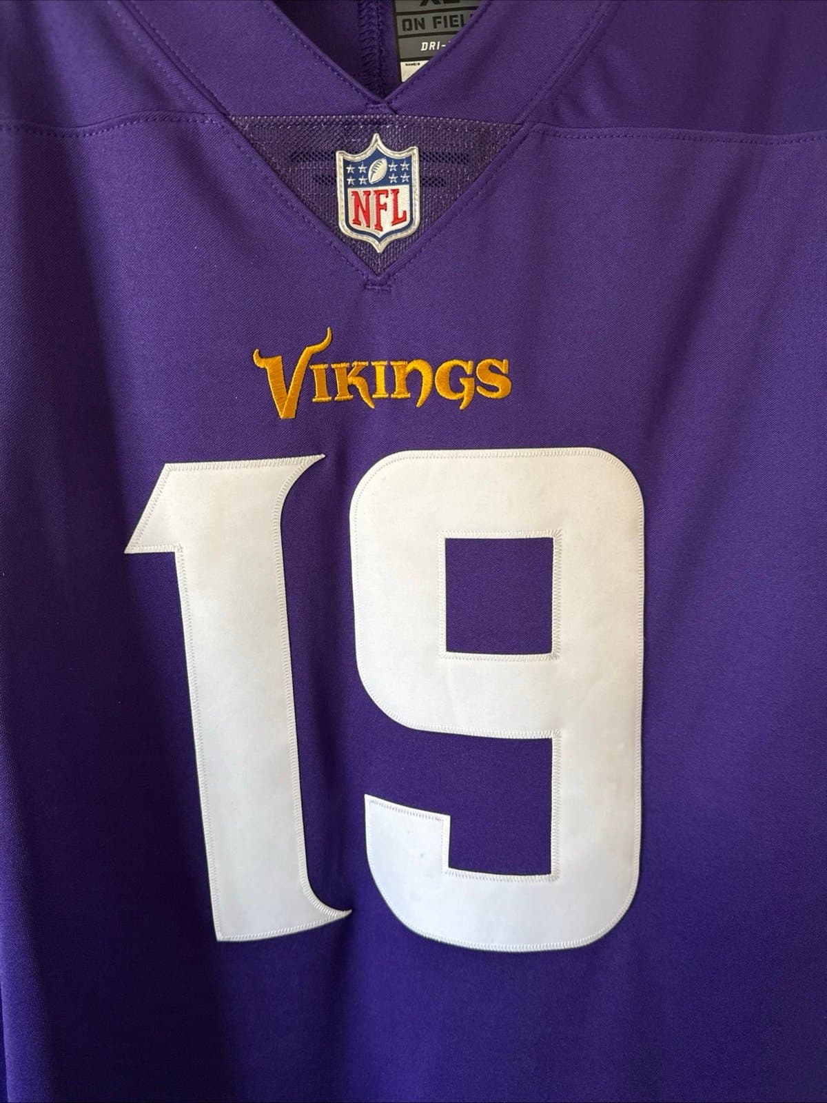 Men’s Nike Adam Thielen #19 Minnesota Vikings Mens Vapor Lmtd Jersey Sz XL RARE - Thumbnail 2