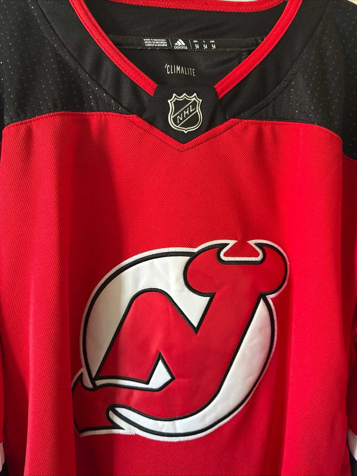 Men’s adidas Nikita Gusev #97 New Jersey Devils Home Jersey Sz 54 - Red - Thumbnail 2