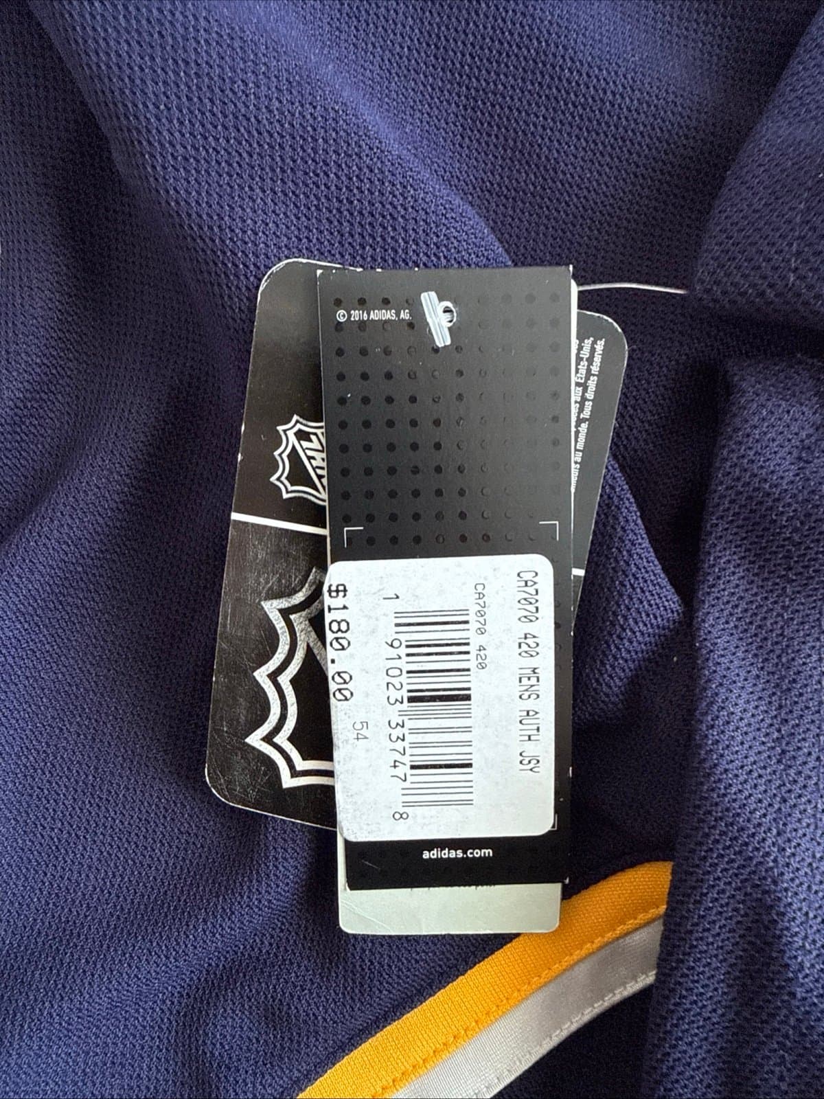 Men’s adidas Jeff Skinner #53 Buffalo Sabres Premium NHL Jersey Sz 54 - NWT RARE - Thumbnail 6