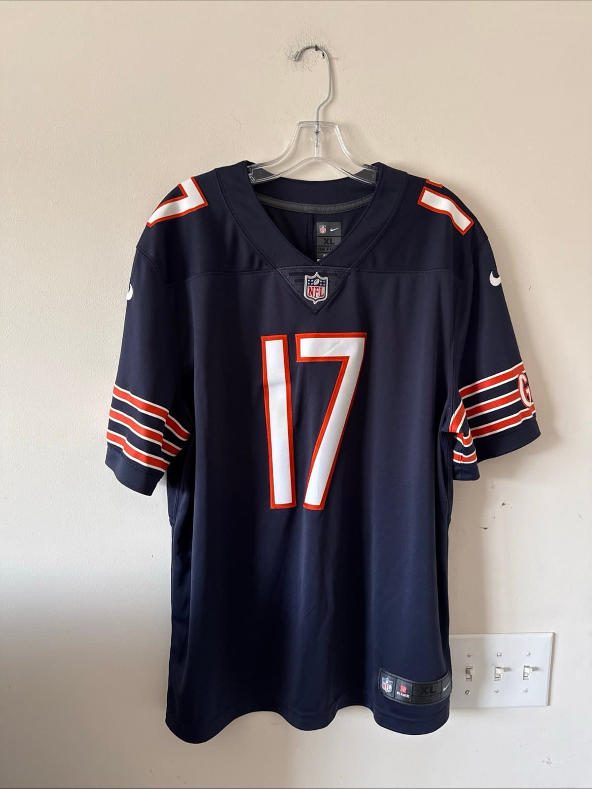 Men’s Nike Alshon Jeffery #17 Chicago Bears Vapor Lmtd Jersey Sz XL - Blue RARE - Image 1