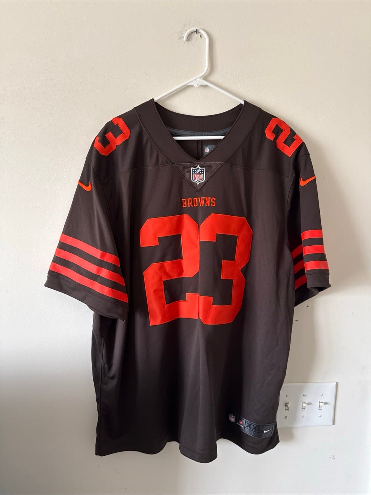 MEN’S NIKE JOE HADEN #23 CLEVELAND BROWNS VAPOR LMTD JERSEY SZ 2XL - RARE