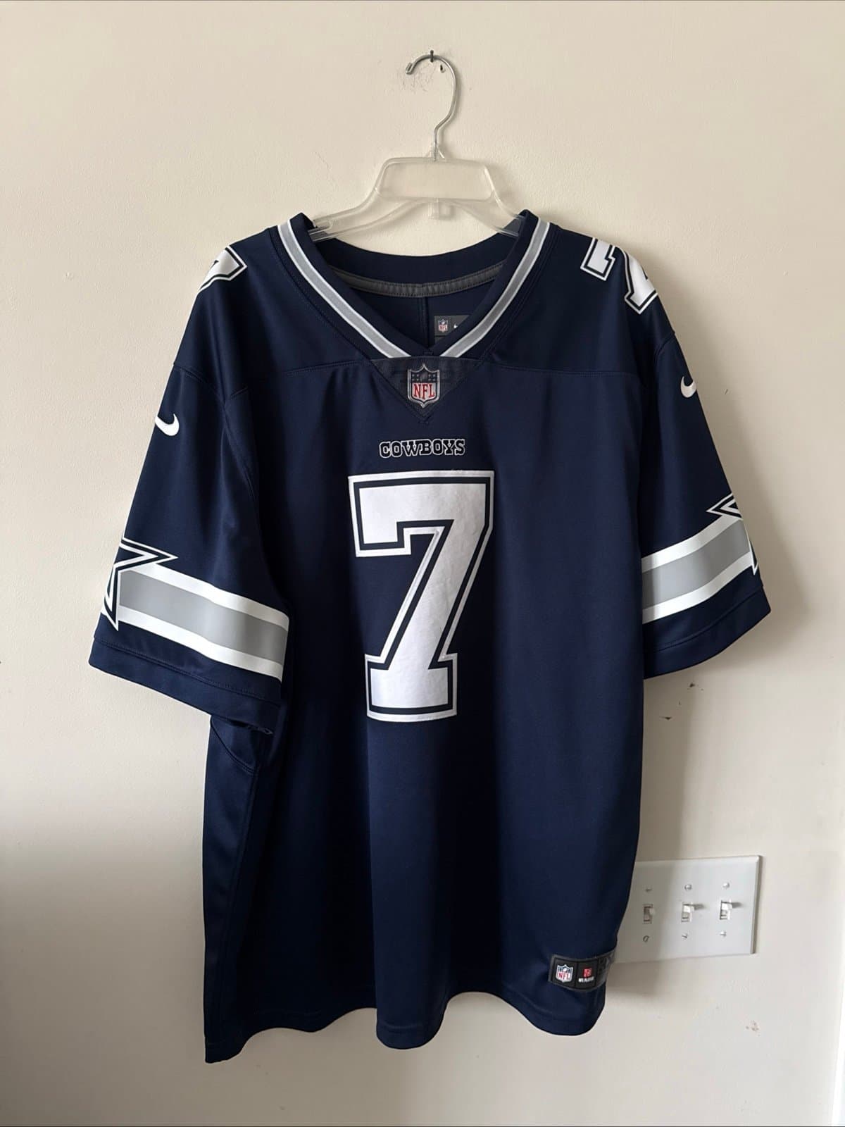 Men’s Nike Trevon Diggs #7 Dallas Cowboys Vapor Limited Jersey Sz 3XL - Blue - Image 1
