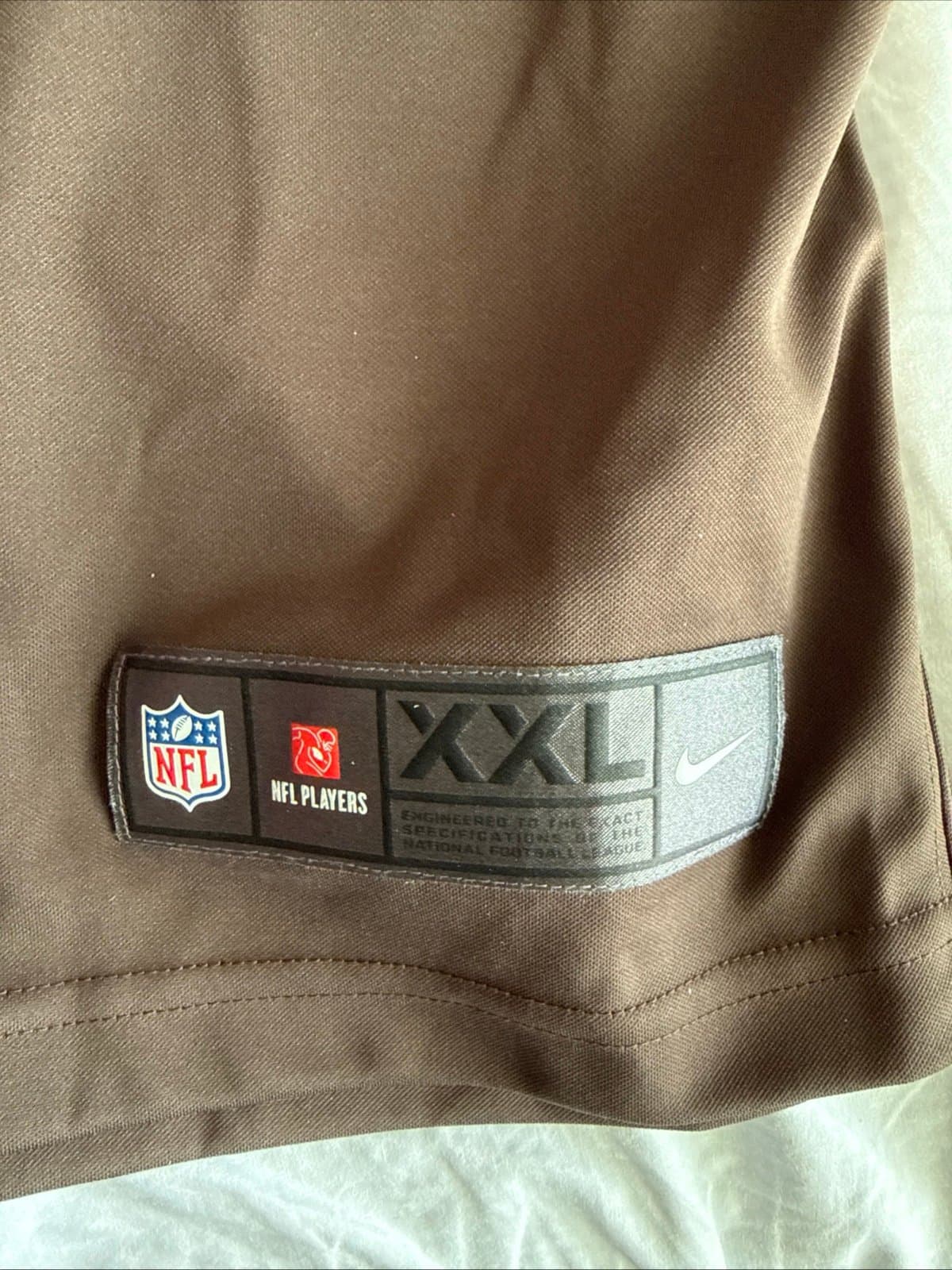 MEN’S NIKE JOE HADEN #23 CLEVELAND BROWNS VAPOR LMTD JERSEY SZ 2XL - RARE - Thumbnail 3