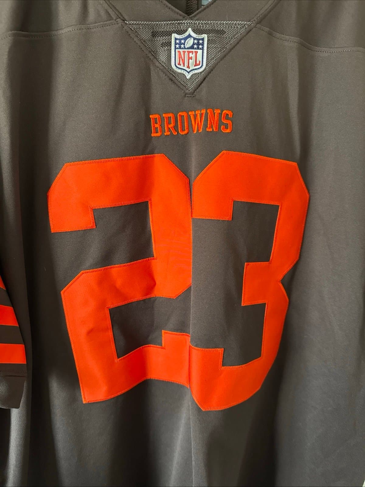 MEN’S NIKE JOE HADEN #23 CLEVELAND BROWNS VAPOR LMTD JERSEY SZ 2XL - RARE - Thumbnail 2