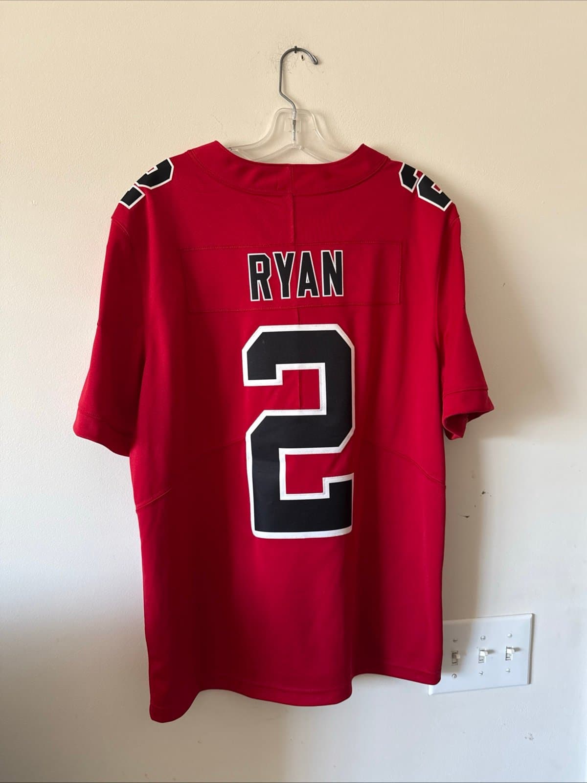 Men's Nike Matt Ryan #2 Atlanta Falcons Vapor Limited Jersey Sz L - Red RARE - Thumbnail 7