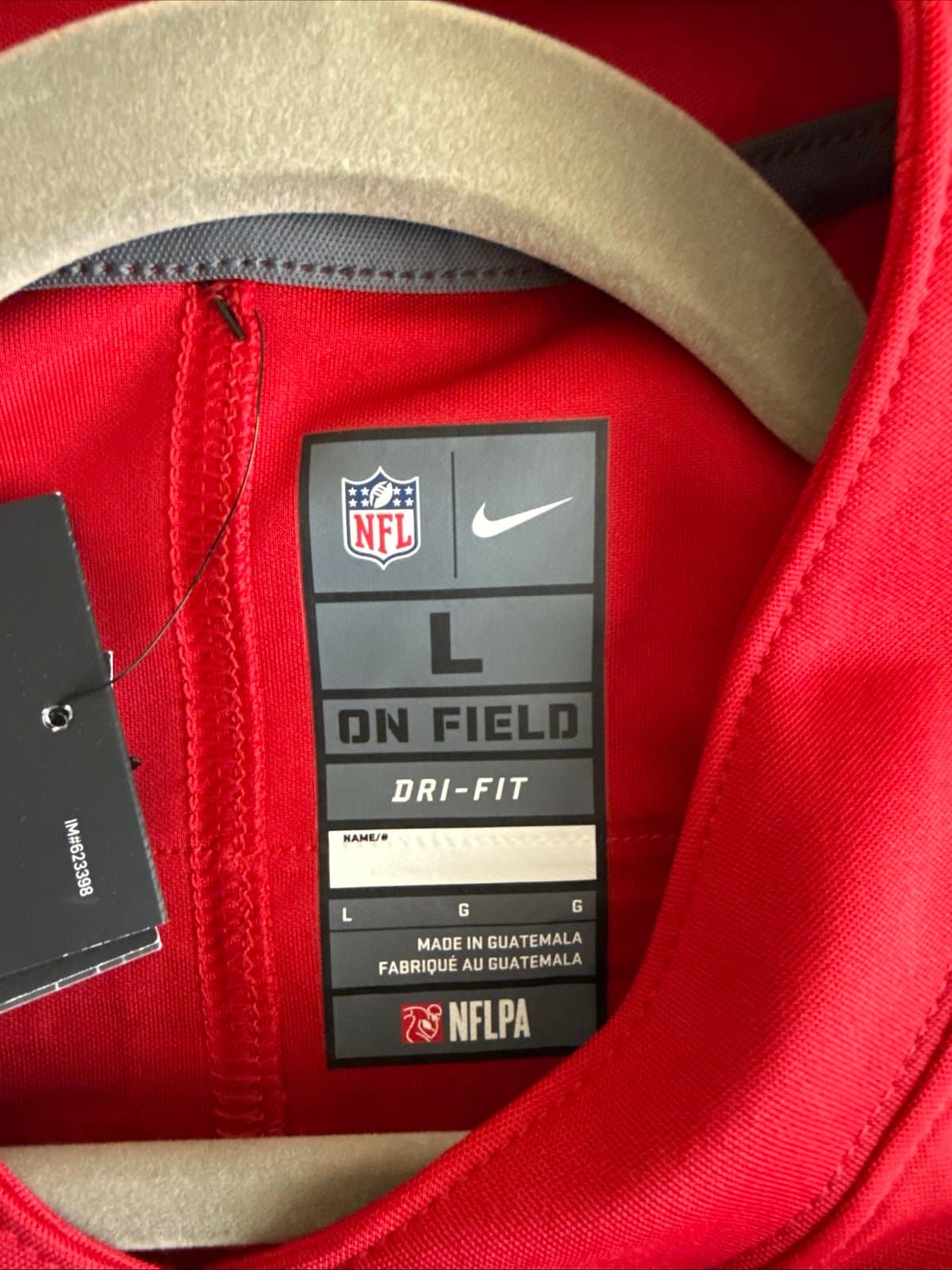 Men’s Nike Nick Bosa #97 SF 49ers Vapor Limited NFL Jersey Sz L - Red NWT RARE - Thumbnail 4