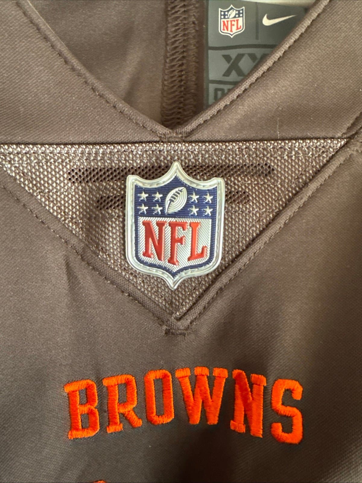 MEN’S NIKE JOE HADEN #23 CLEVELAND BROWNS VAPOR LMTD JERSEY SZ 2XL - RARE - Thumbnail 5