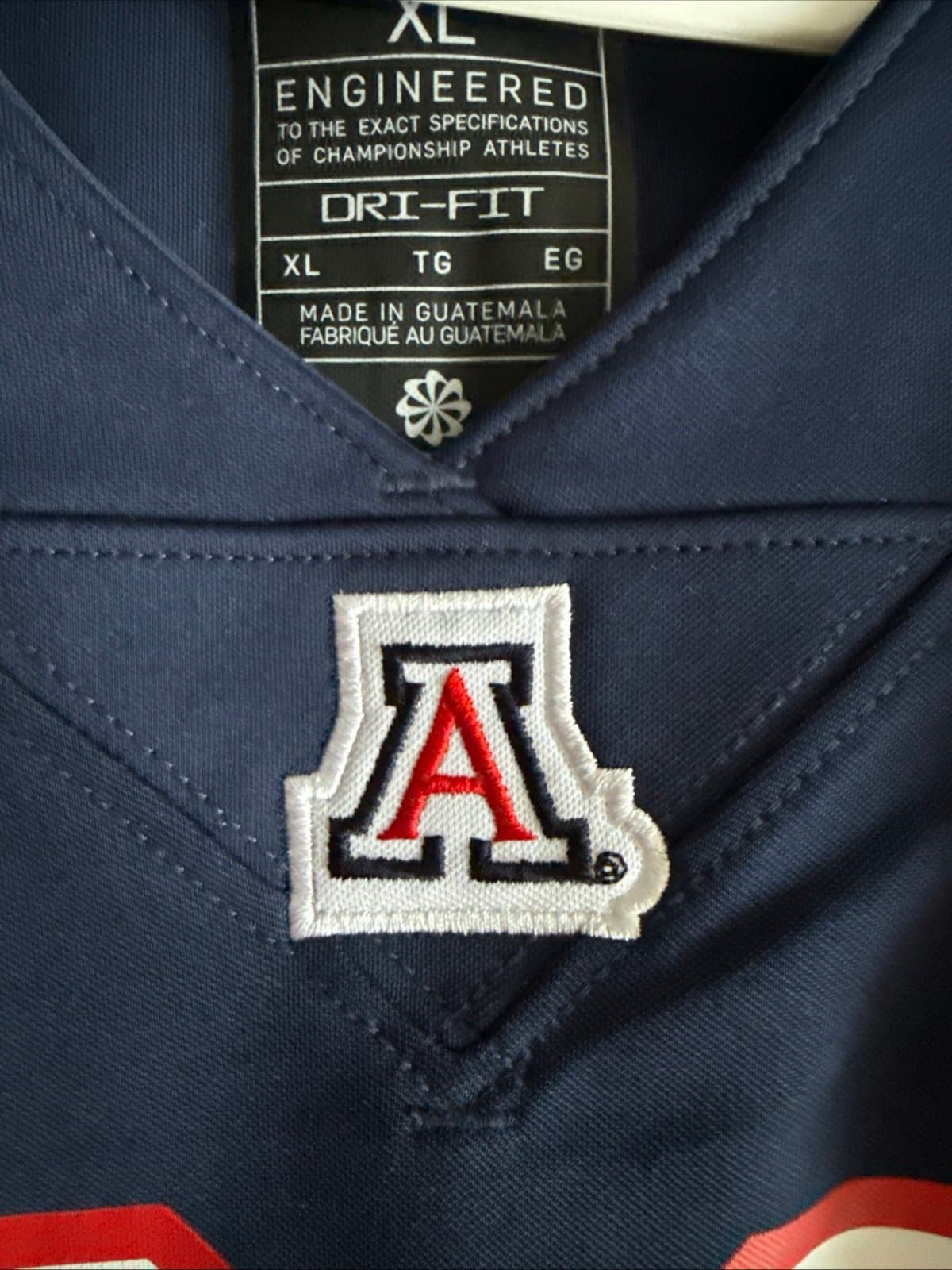 Men’s Nike Tedy Bruschi #68 Arizona Wildcats 2025 Alumni NCAA Jersey Sz XL RARE - Thumbnail 5