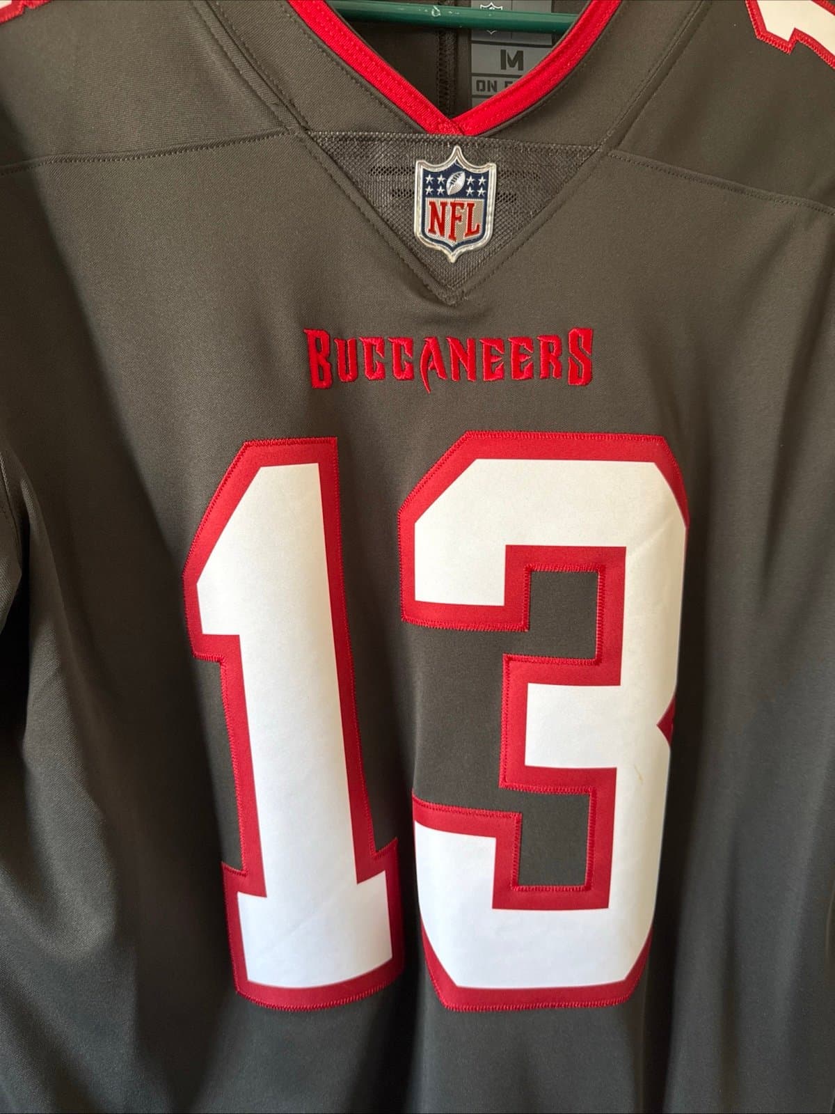 Men’s Nike Mike Evans #13 Tampa Bay Buccaneers Vapor Limited Jersey Sz M - RARE - Thumbnail 2