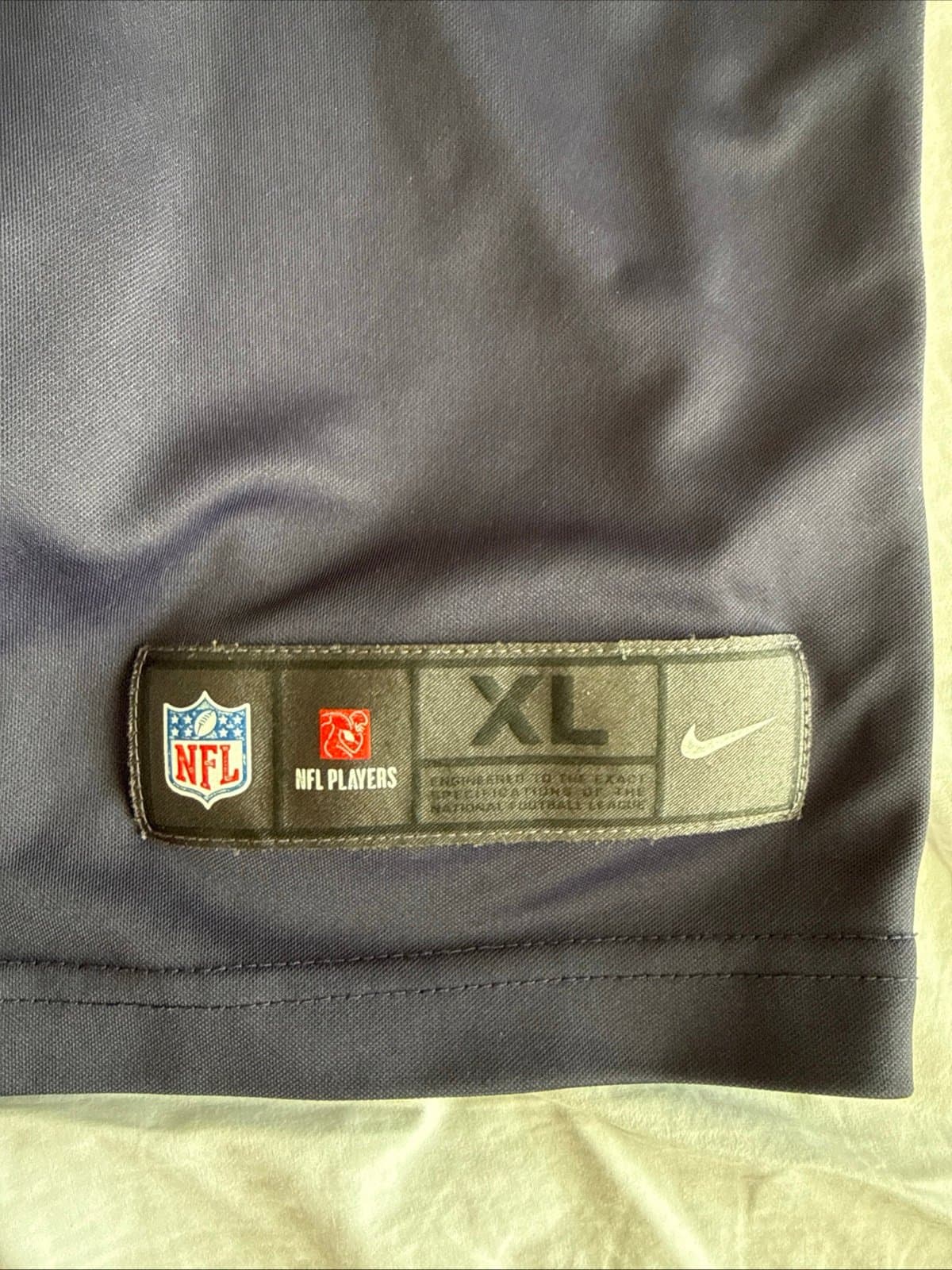 Men’s Nike Alshon Jeffery #17 Chicago Bears Vapor Lmtd Jersey Sz XL - Blue RARE - Thumbnail 3