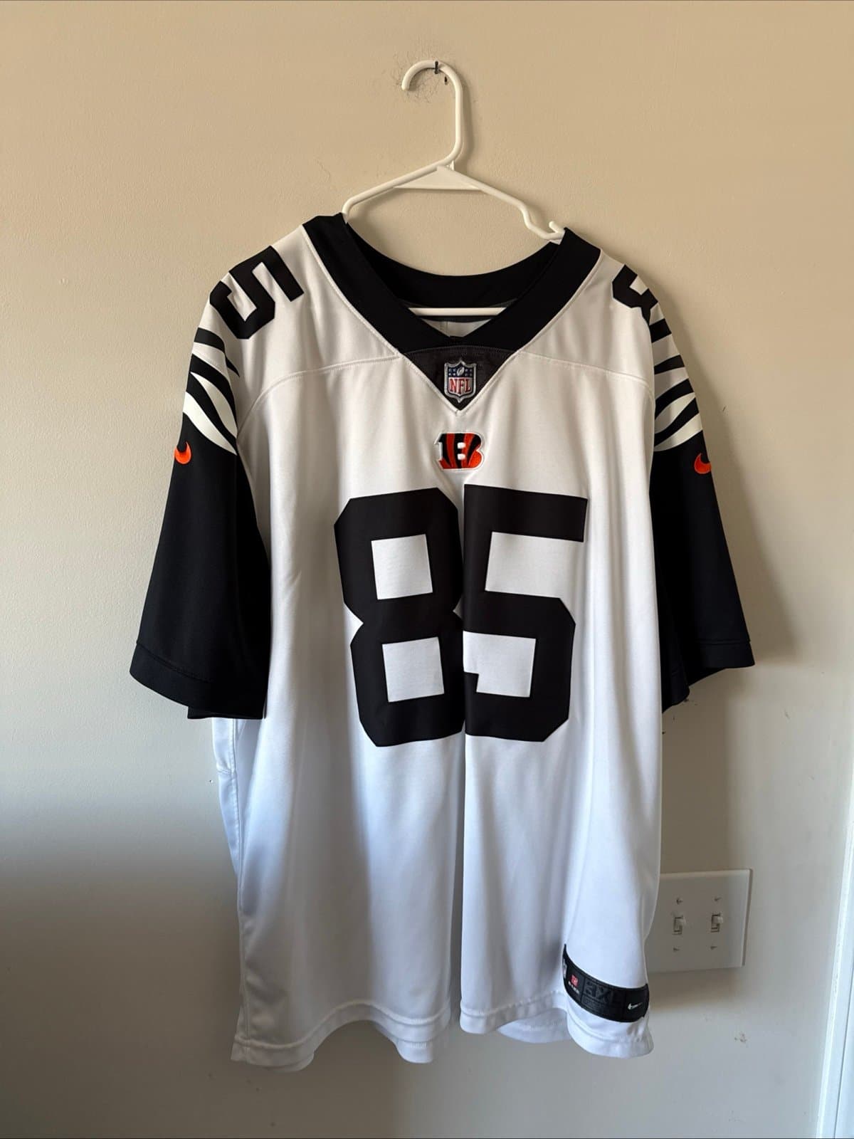 Men’s Nike Tyler Eifert #85 Bengals Color Rush Vapor Lmtd Jersey Sz 3XL - RARE - Image 1