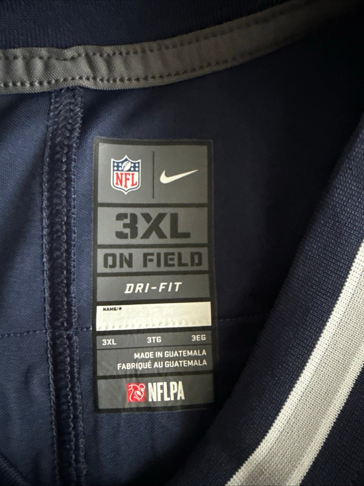 Men’s Nike Trevon Diggs #7 Dallas Cowboys Vapor Limited Jersey Sz 3XL - Blue - Thumbnail 4