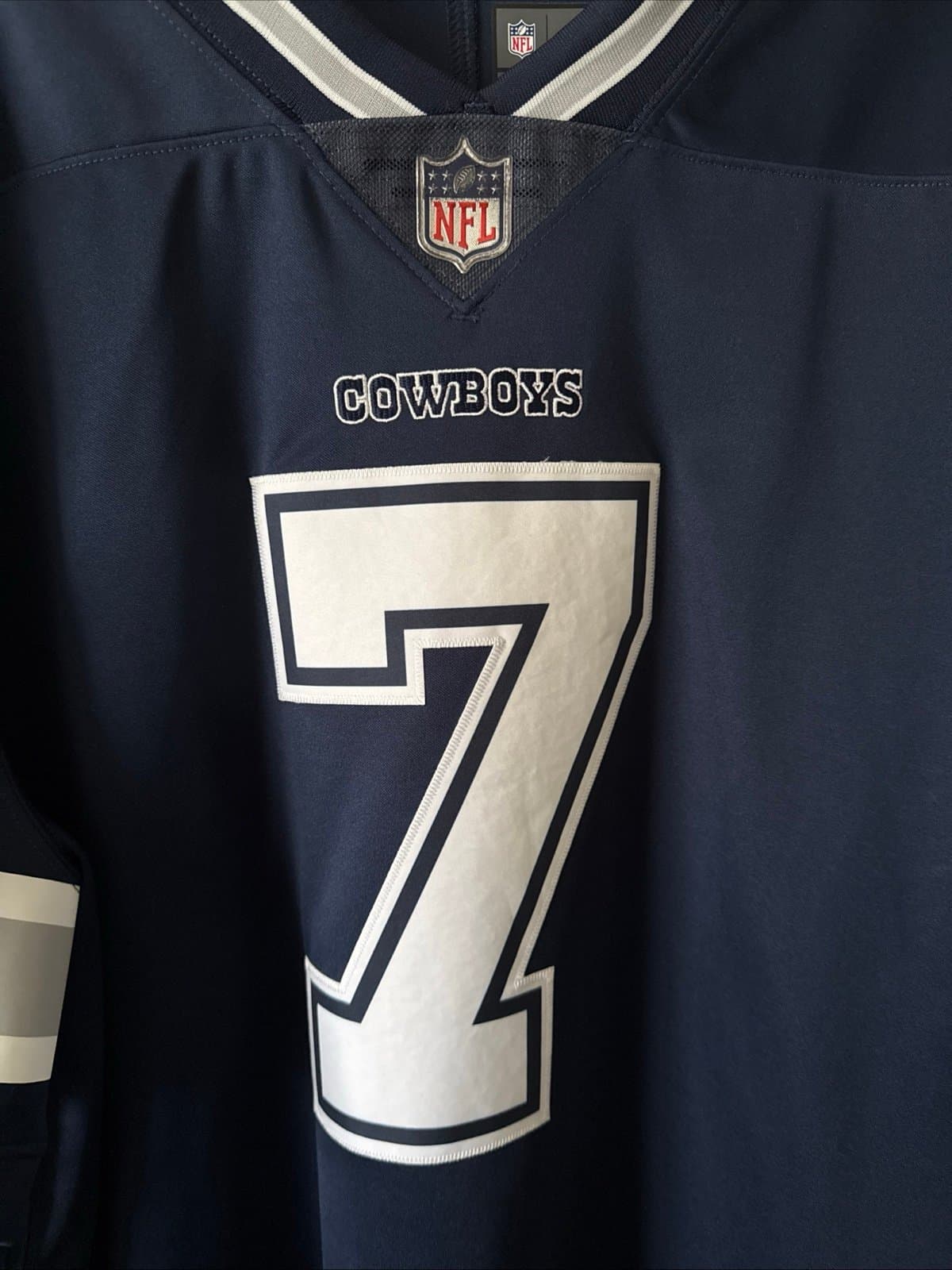 Men’s Nike Trevon Diggs #7 Dallas Cowboys Vapor Limited Jersey Sz 3XL - Blue - Thumbnail 2