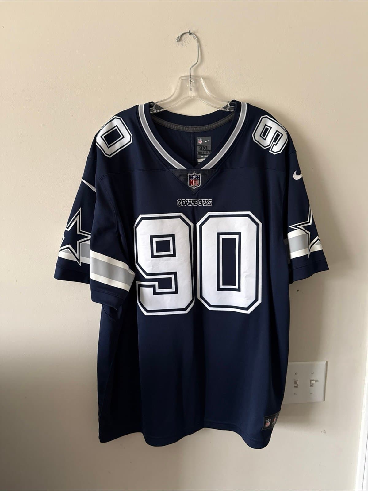 Men’s Nike DeMarcus Lawrence #90 Dallas Cowboys Vapor Lmtd Jersey Sz 3XL - RARE - Image 1