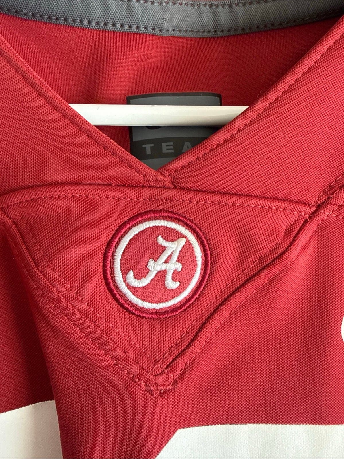 Men’s Nike Tua Tagovailoa #13 Alabama Crimson Tide Game Jersey Sz S - Red RARE - Thumbnail 5