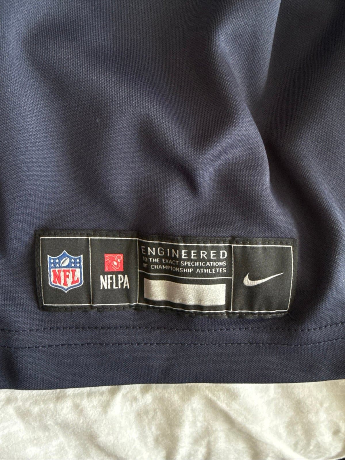 Men’s Nike CJ Stroud #7 Houston Texans Vapor Lmtd Away NFL Jersey Sz 2XL - Blue - Thumbnail 3